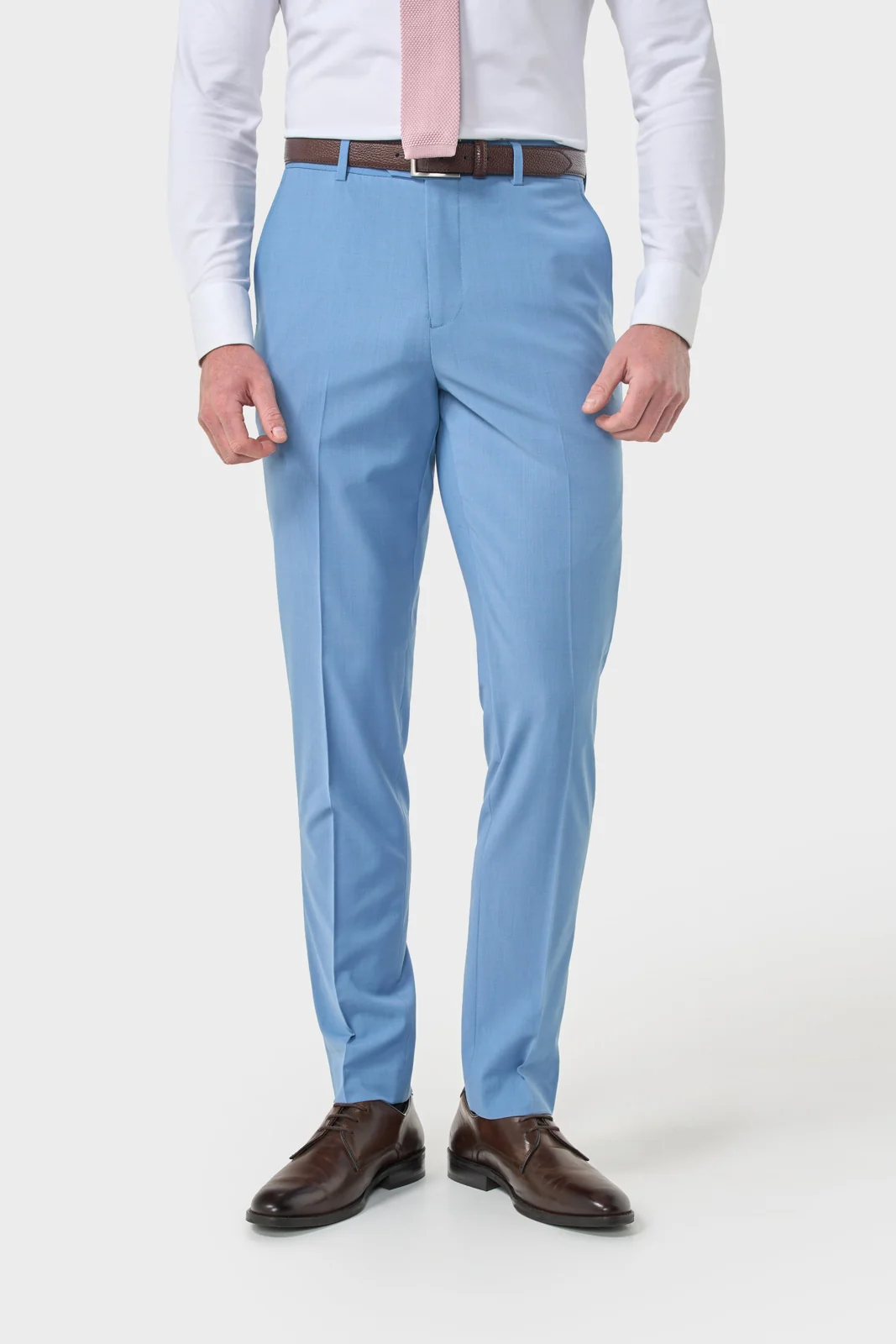 Bond Wool Rich Ocean Blue Double Breasted Two Piece Suit thumbnail 5