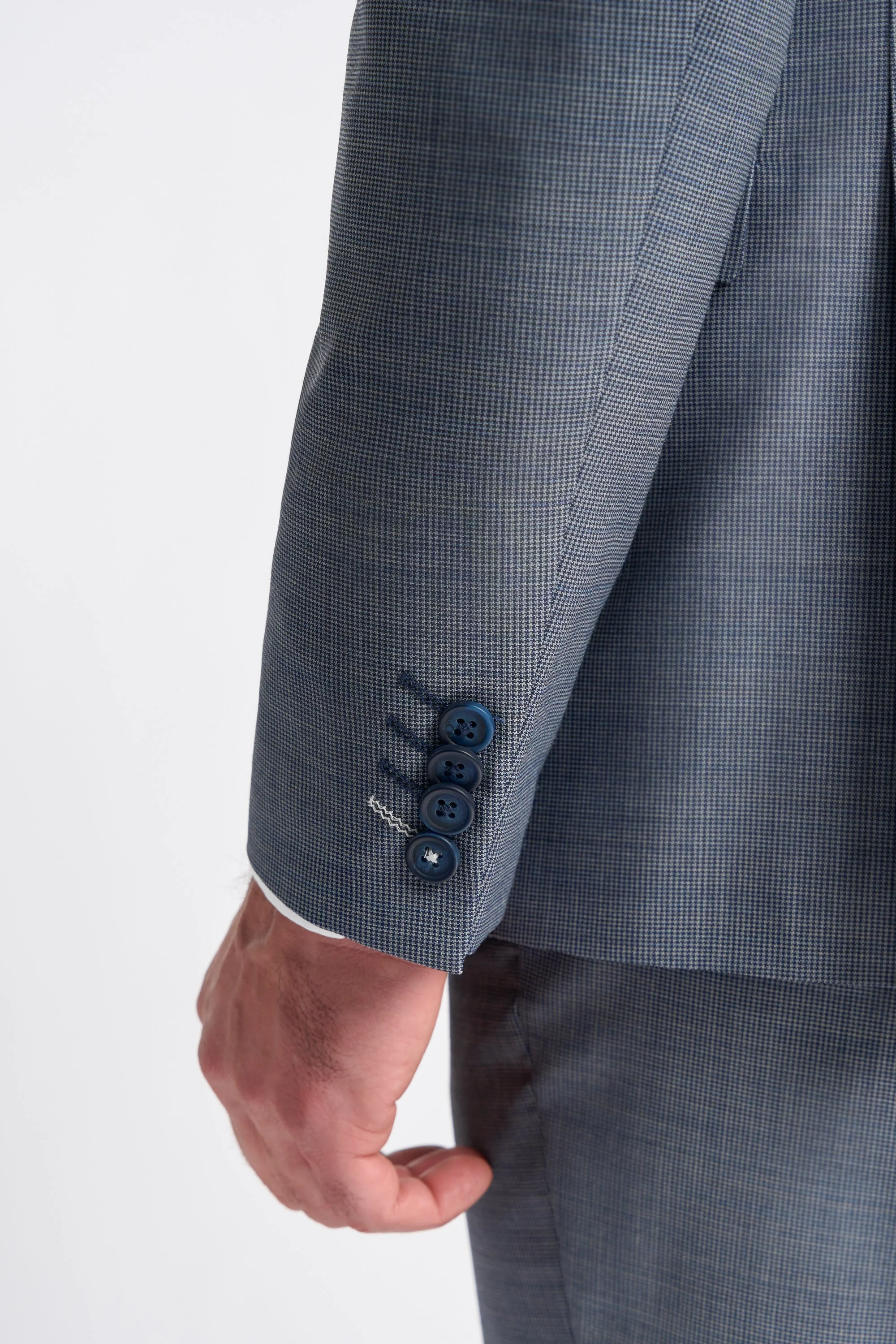 Bond Wool Rich Puppy Tooth Three Piece Suit thumbnail 4