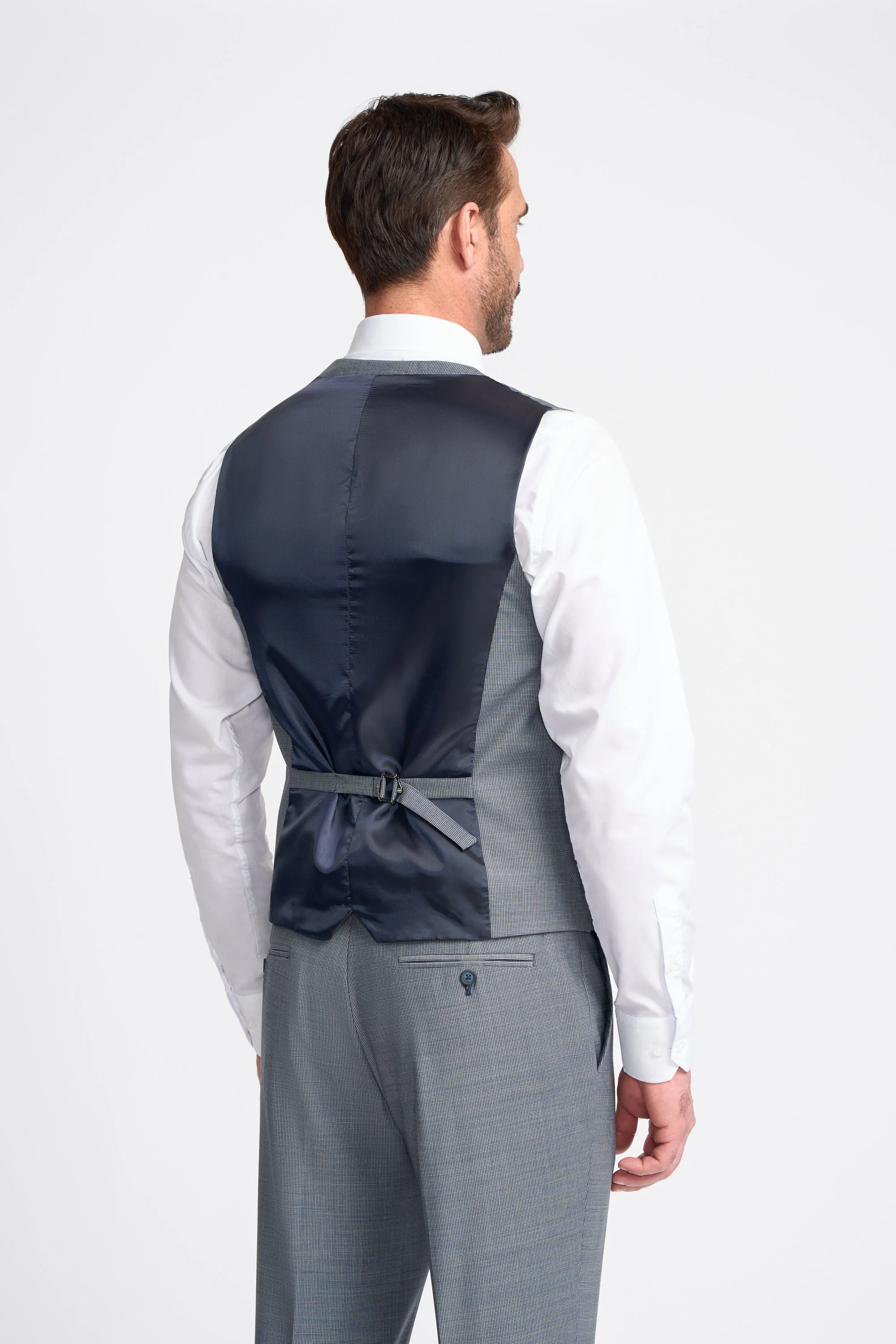 Bond Wool Rich Puppy Tooth Three Piece Suit thumbnail 7