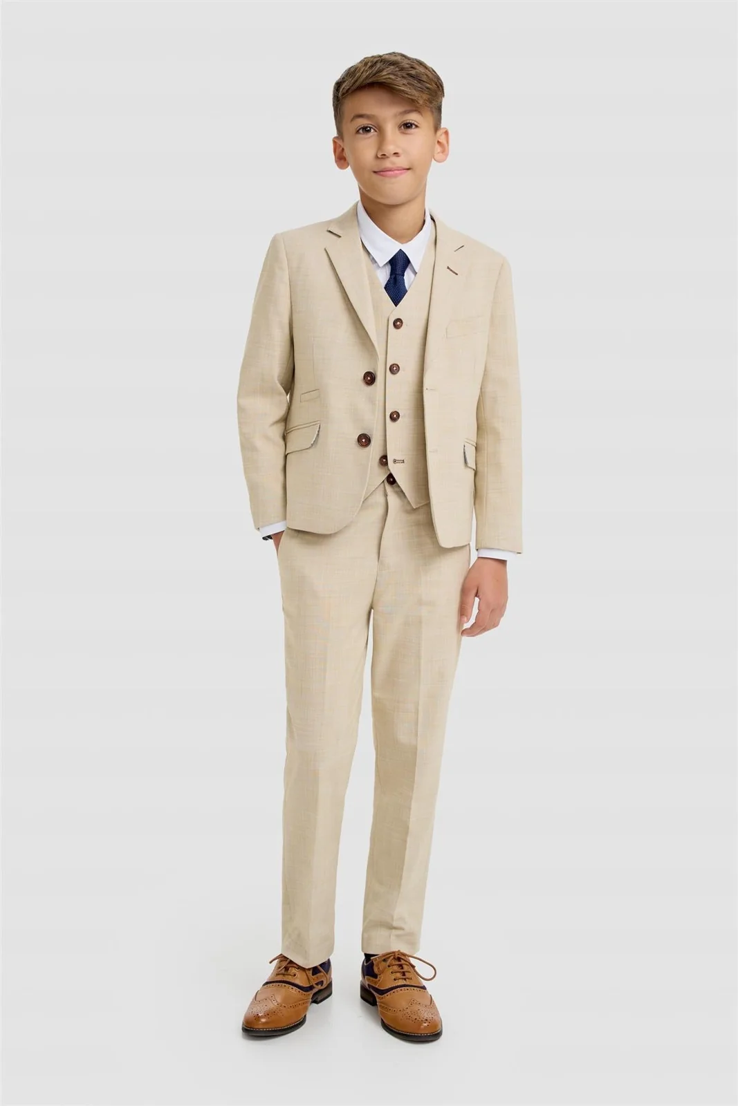 Boys Camden Beige Suit
