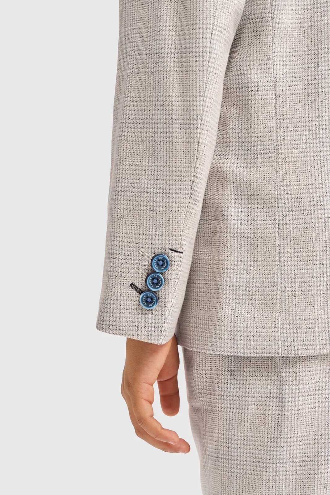 Boys Caridi Beige Three Piece Suit thumbnail 4