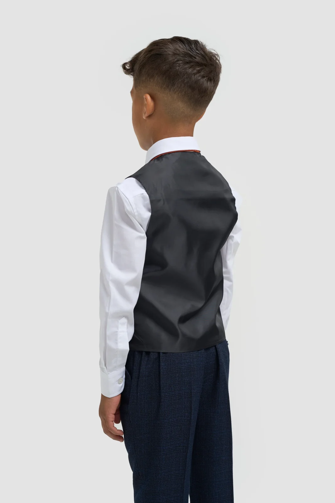 Boys Caridi Navy Three Piece Suit thumbnail 6