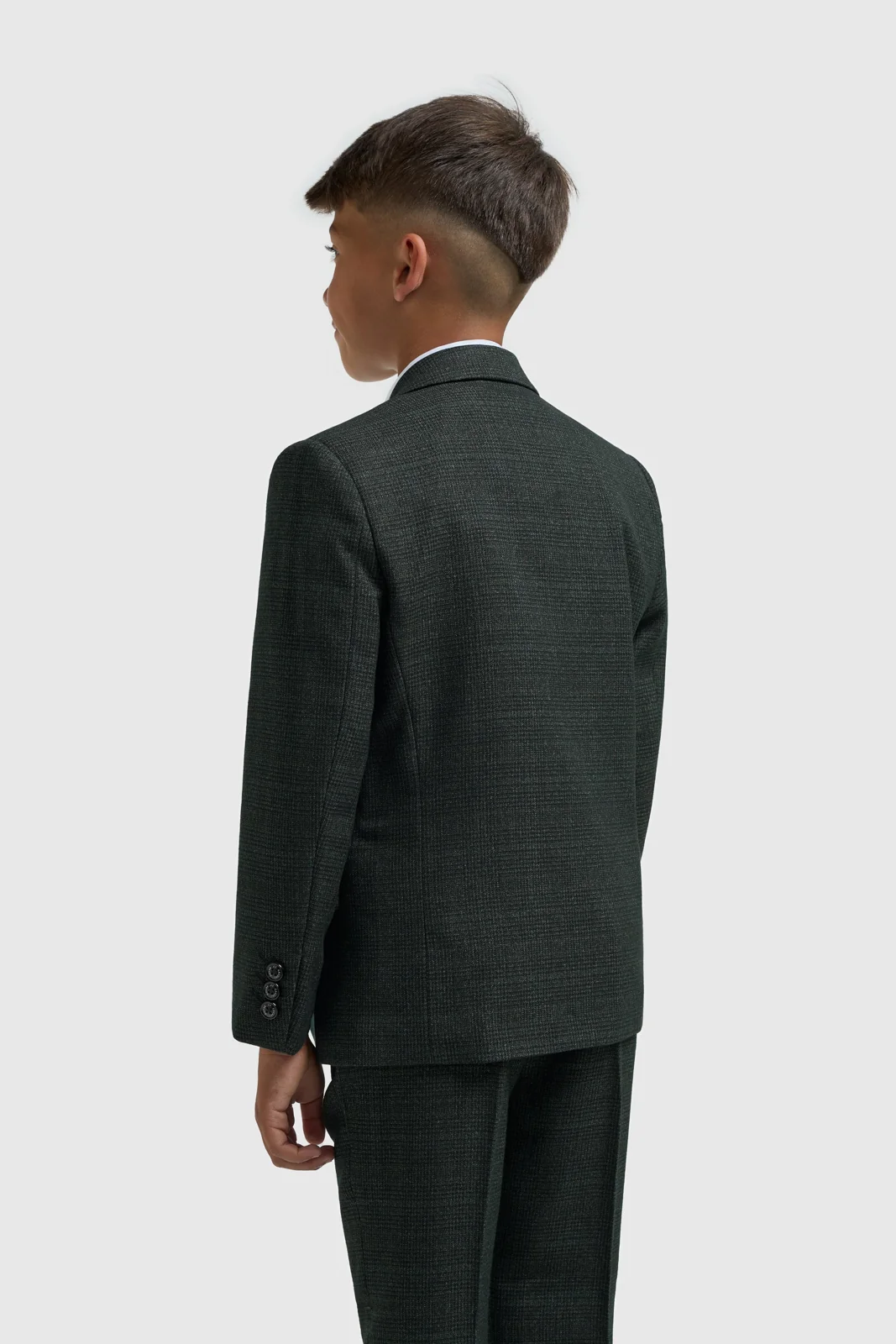 Boys Caridi Olive Three Piece Suit thumbnail 3