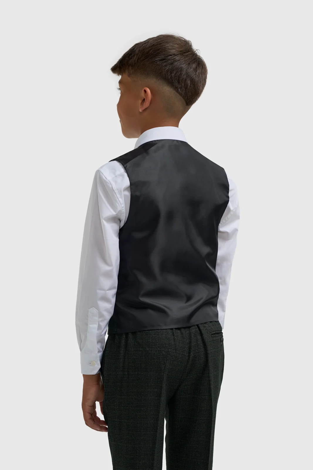 Boys Caridi Olive Three Piece Suit thumbnail 6