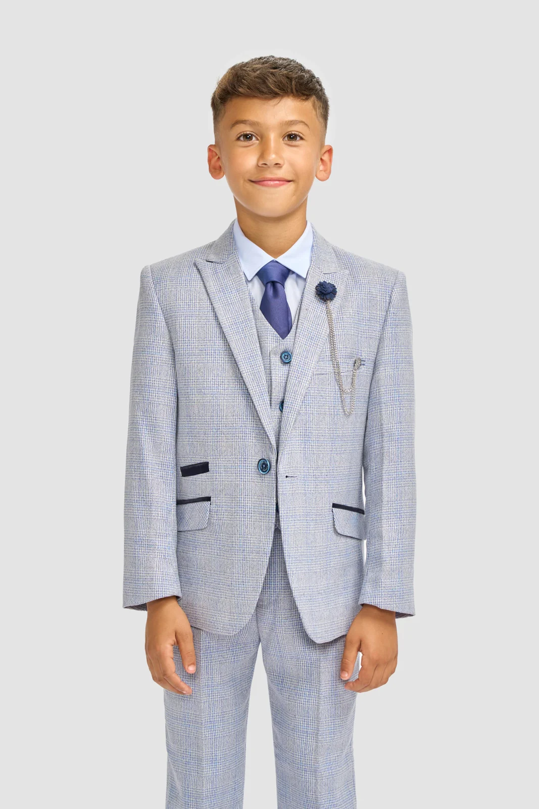 Boys Caridi Sky Three Piece Suit thumbnail 2