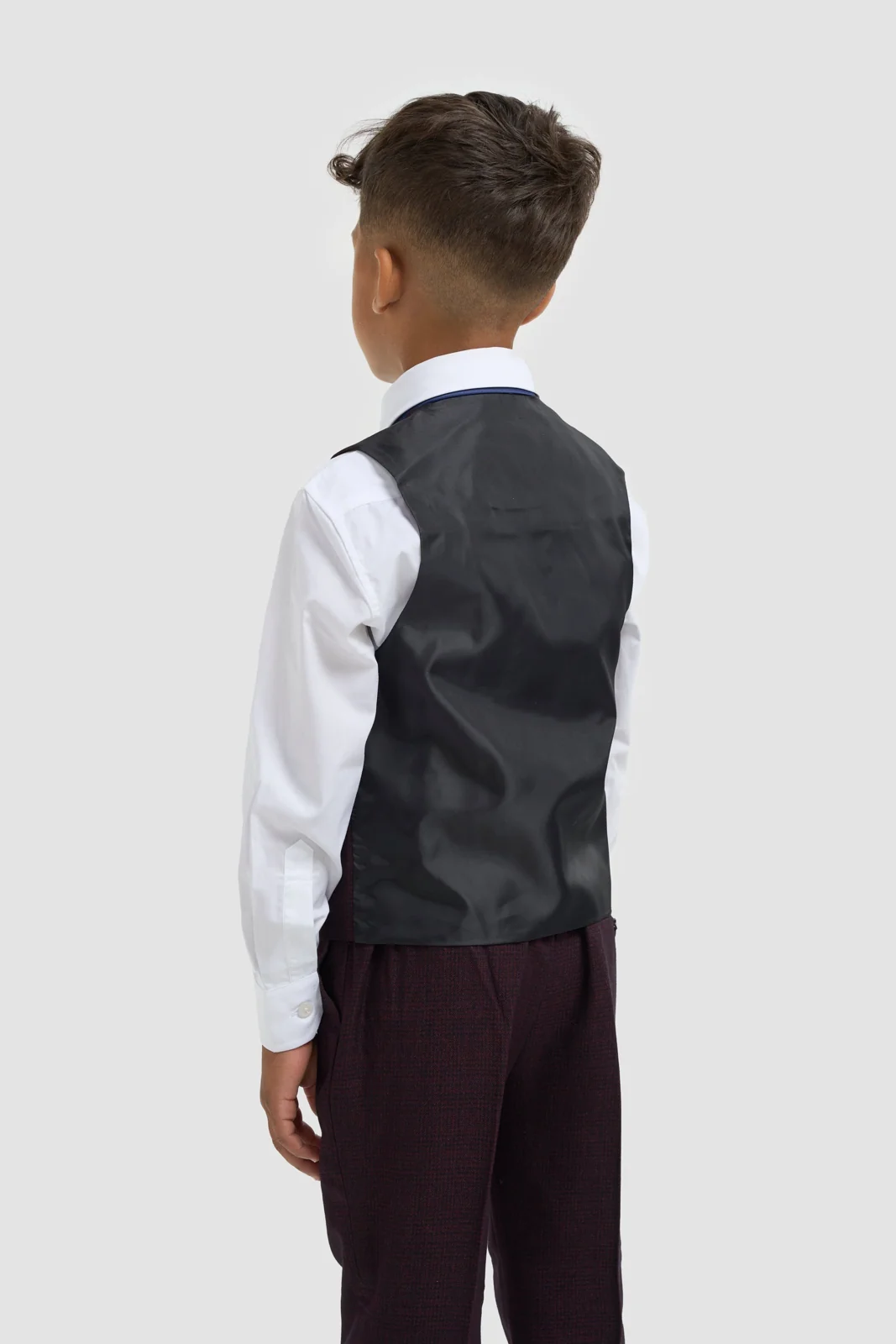 Boys Caridi Wine Three Piece Suit thumbnail 6