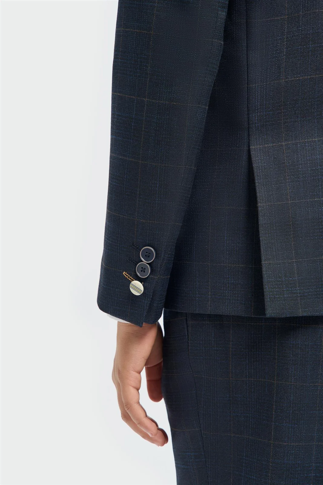 Boys Torino Navy Suit thumbnail 3