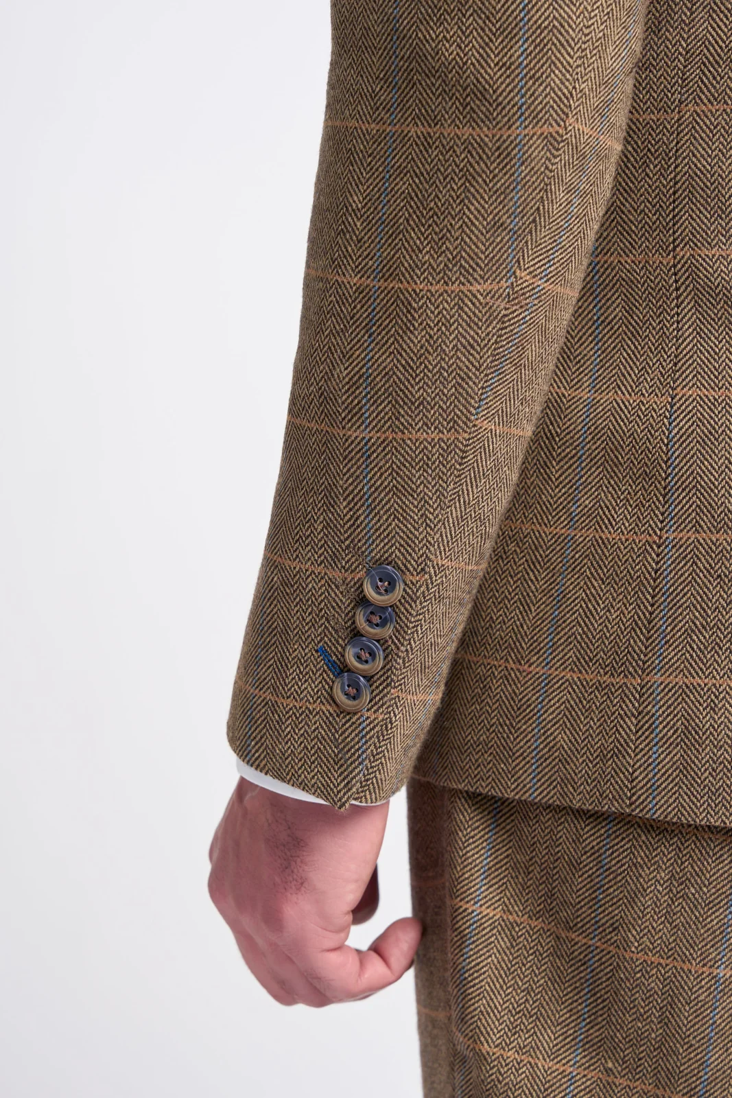 Brown Tweed Three Piece Suit thumbnail 3