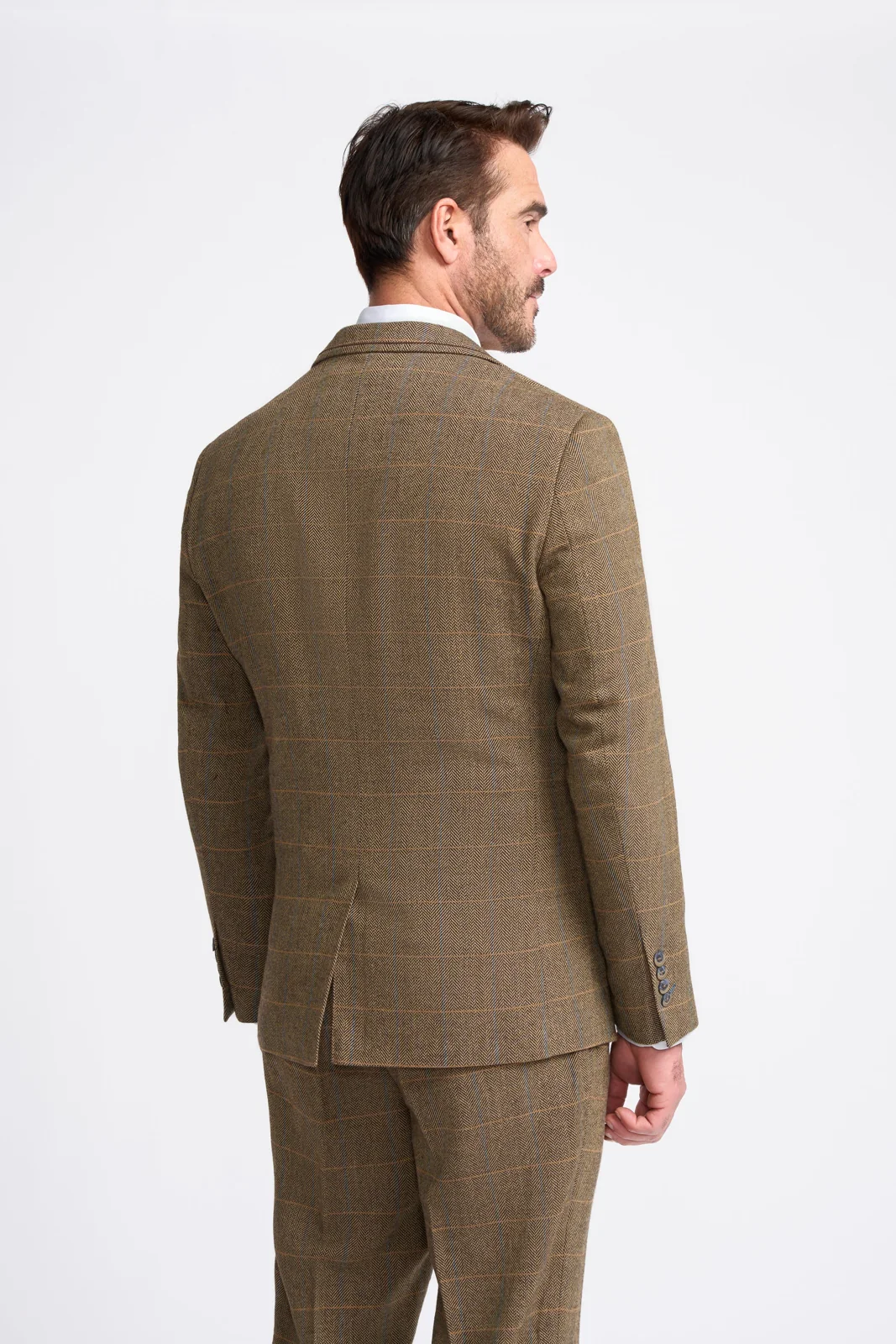 Brown Tweed Three Piece Suit thumbnail 4