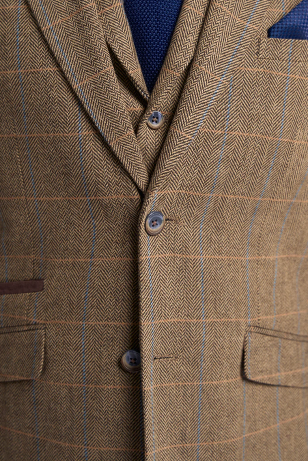 Brown Tweed Three Piece Suit thumbnail 5