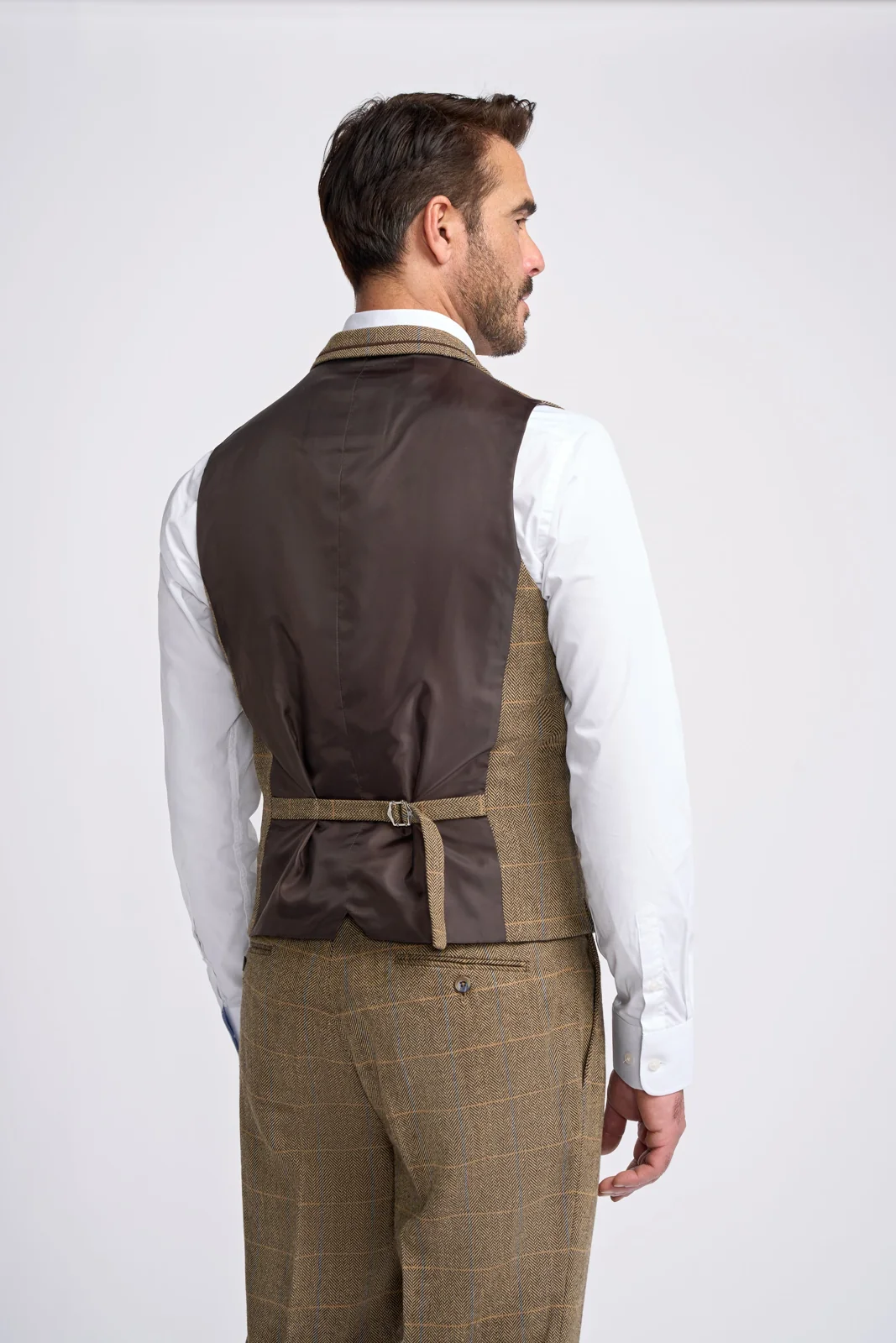 Brown Tweed Three Piece Suit thumbnail 7