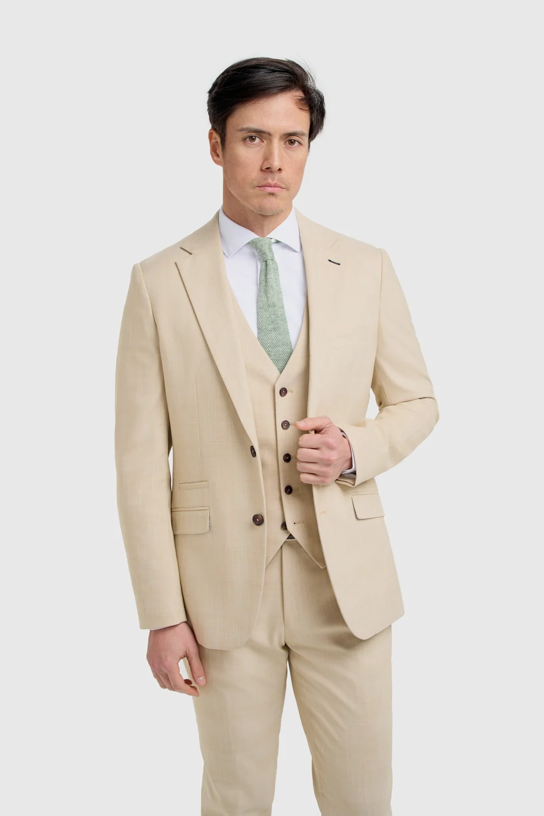 Camden Beige Three Piece Suit thumbnail 2