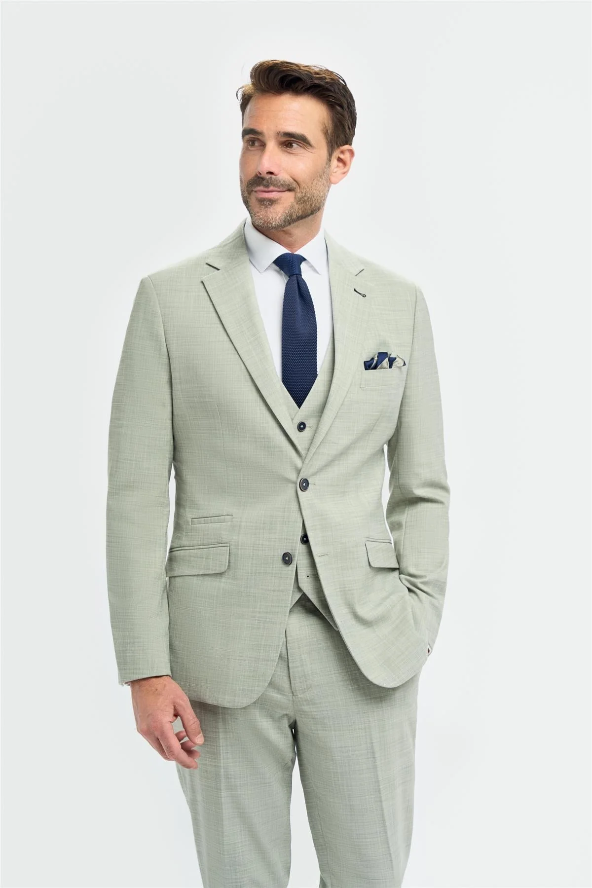 Camden Sage Three Piece Suit thumbnail 2