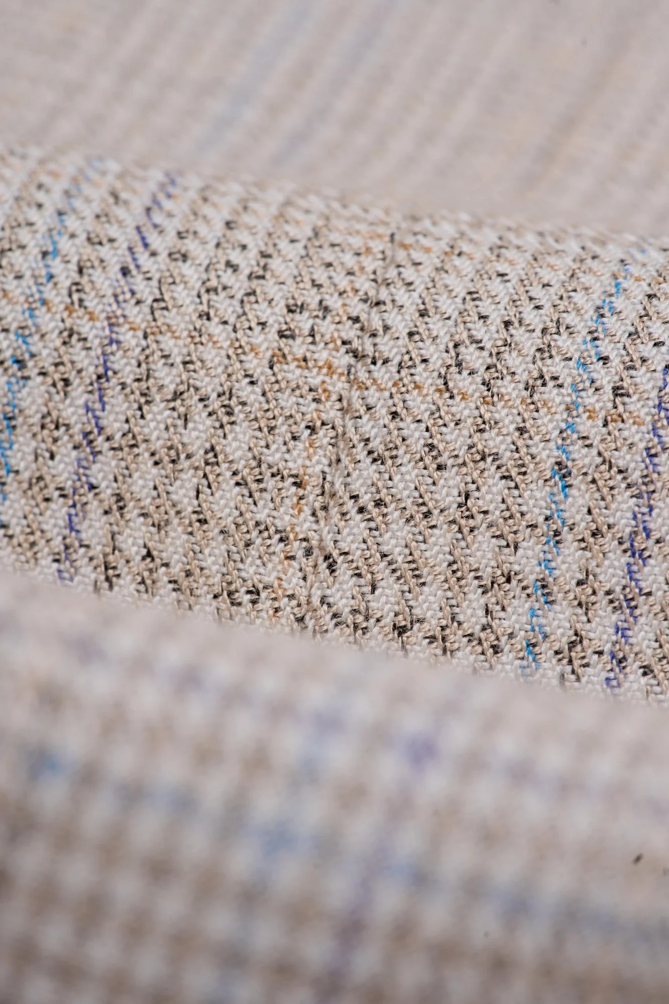 Caridi Beige Long Check Three Piece Suit thumbnail 7