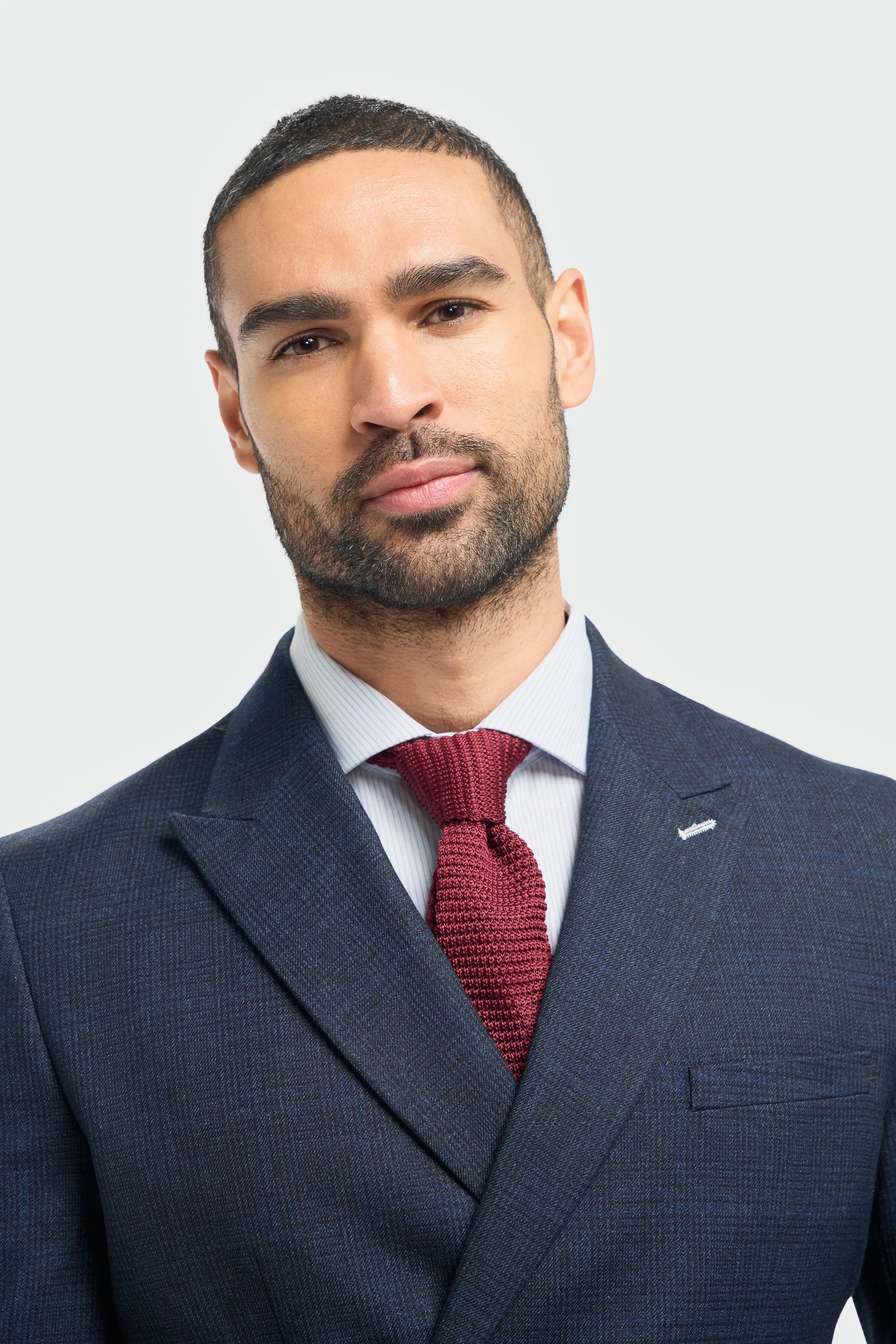 Caridi Navy Double Breasted Two Piece Suit thumbnail 3