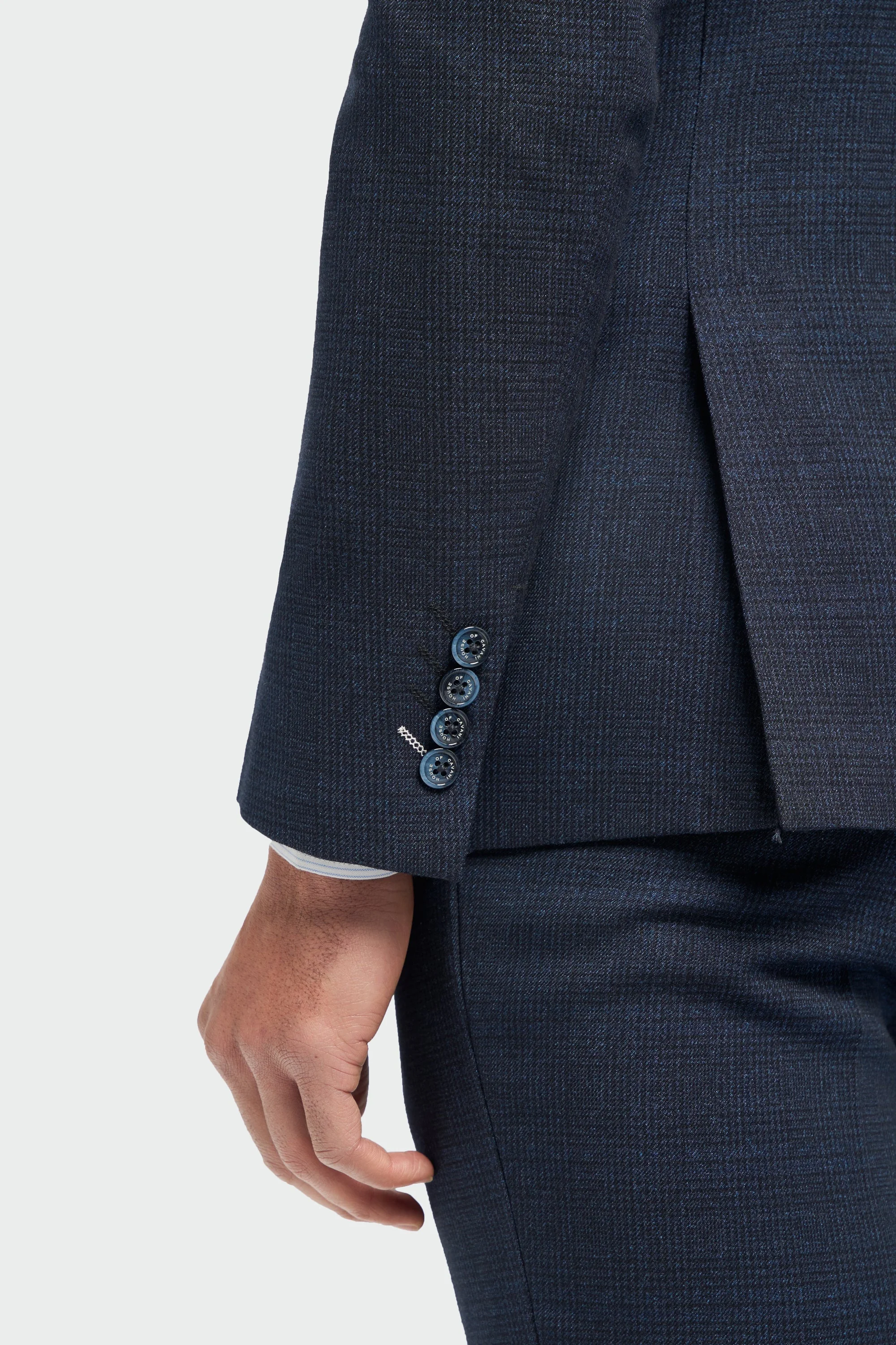 Caridi Navy Double Breasted Two Piece Suit thumbnail 4