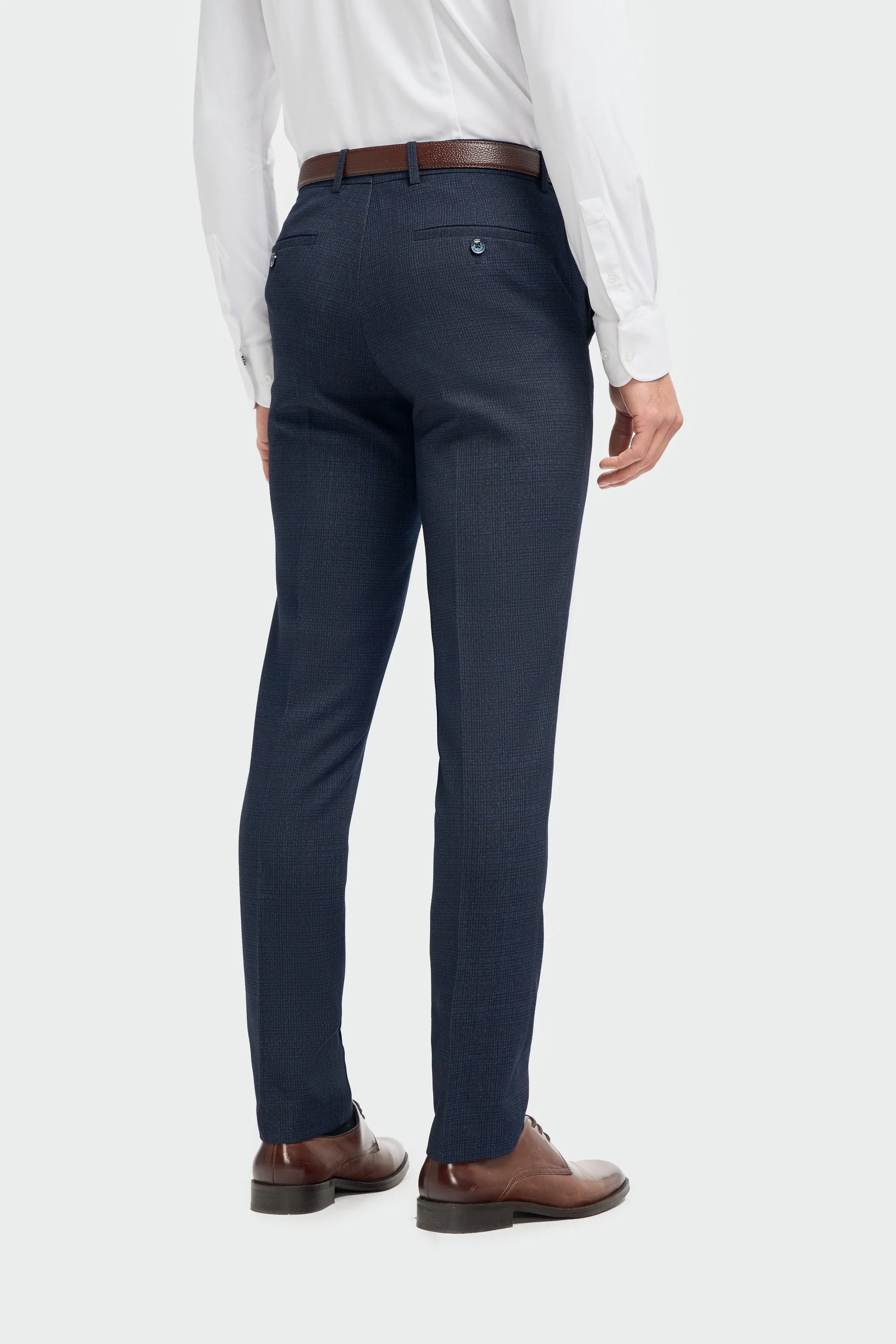Caridi Navy Double Breasted Two Piece Suit thumbnail 7