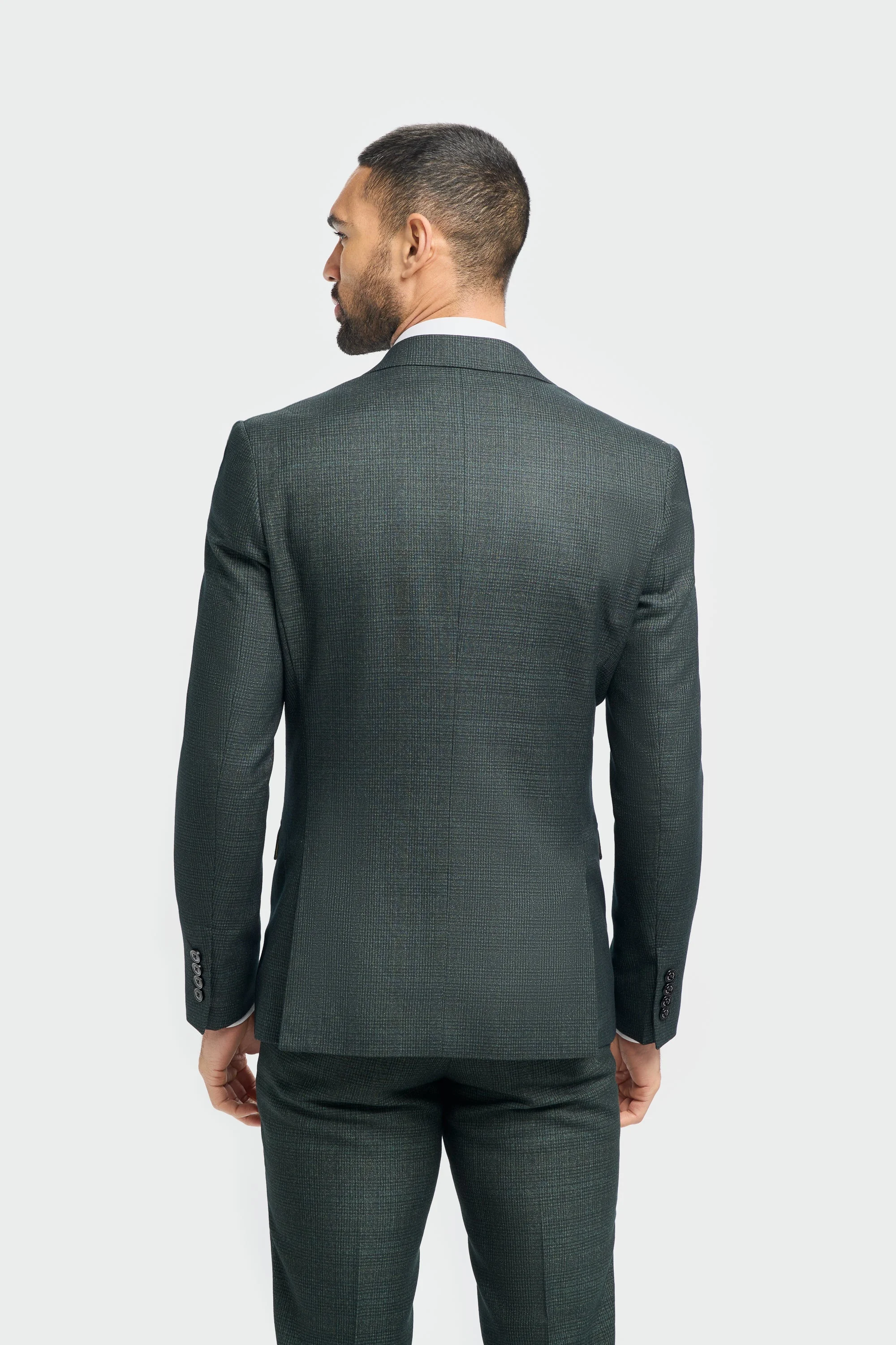 Caridi Olive Double Breasted Two Piece thumbnail 4