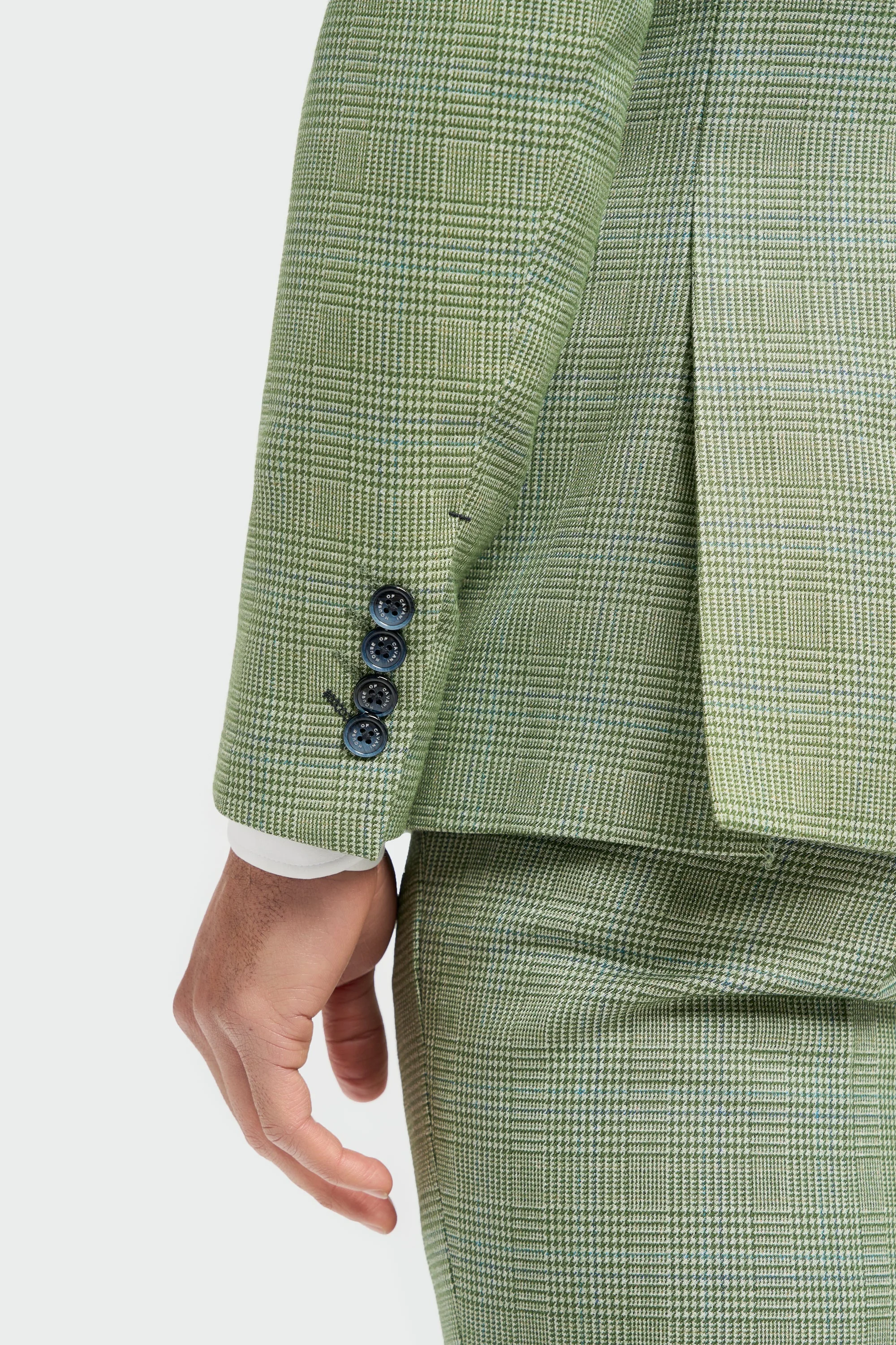 Caridi Sage Regular Check Three Piece Suit thumbnail 4