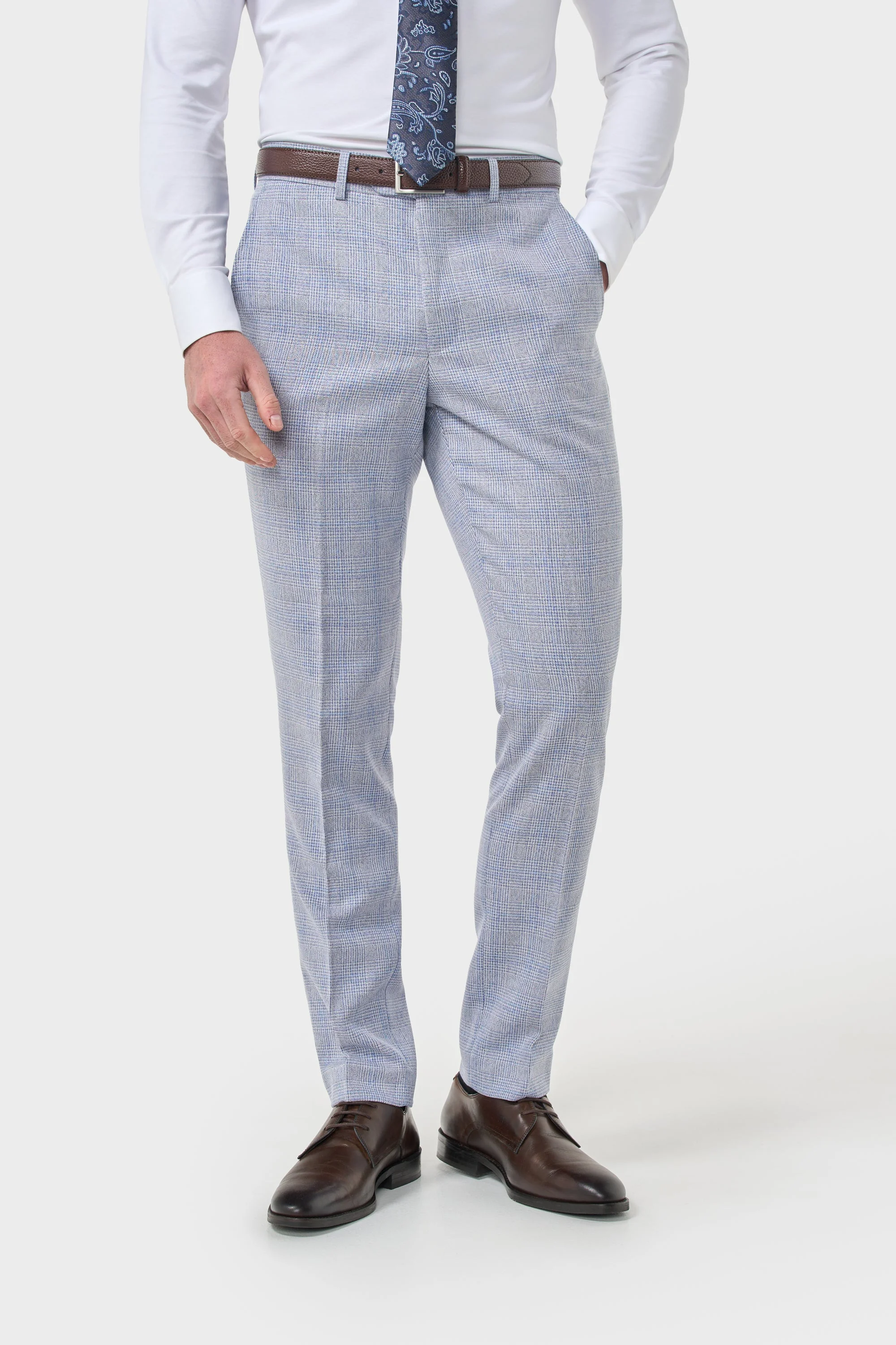 Caridi Sky Regular Check Three Piece Suit thumbnail 6