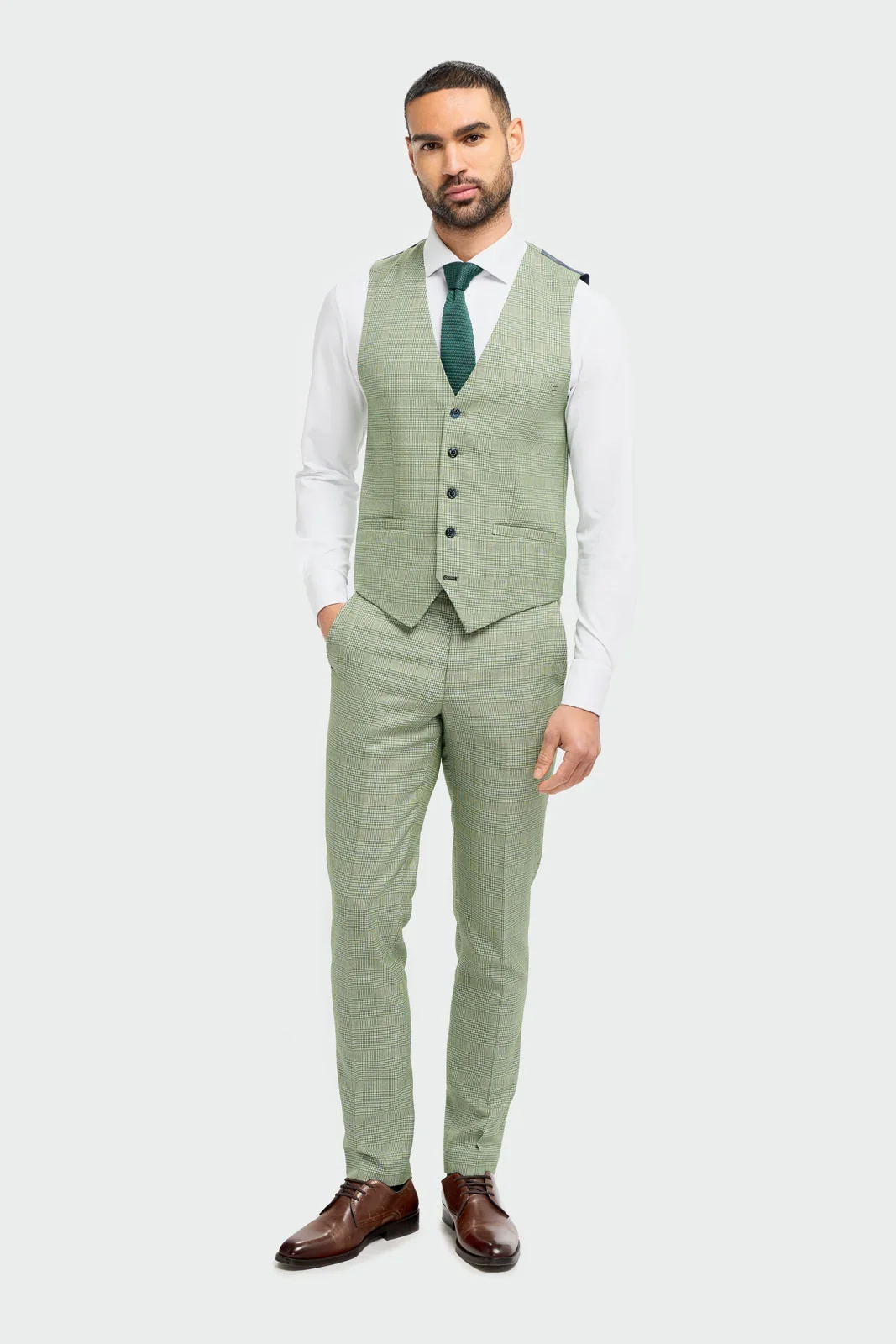 Caridi Waistcoat Sage thumbnail 2