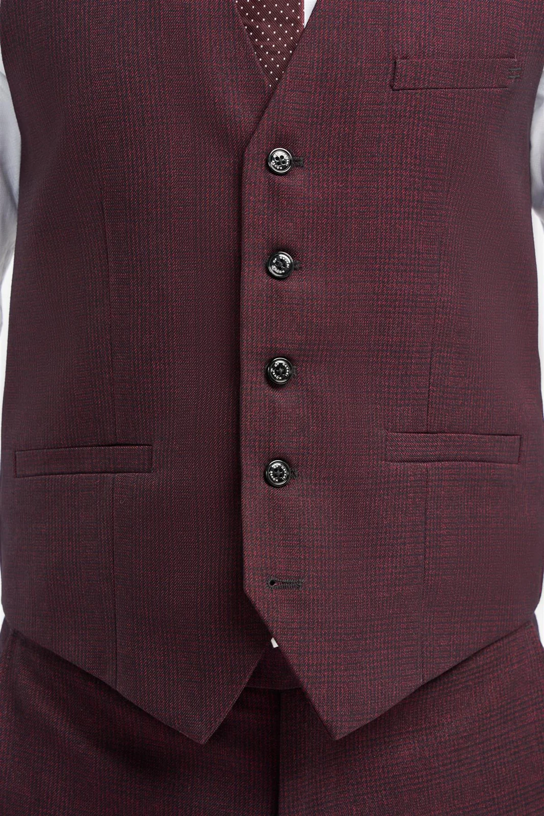 Caridi Wine Waistcoat thumbnail 4