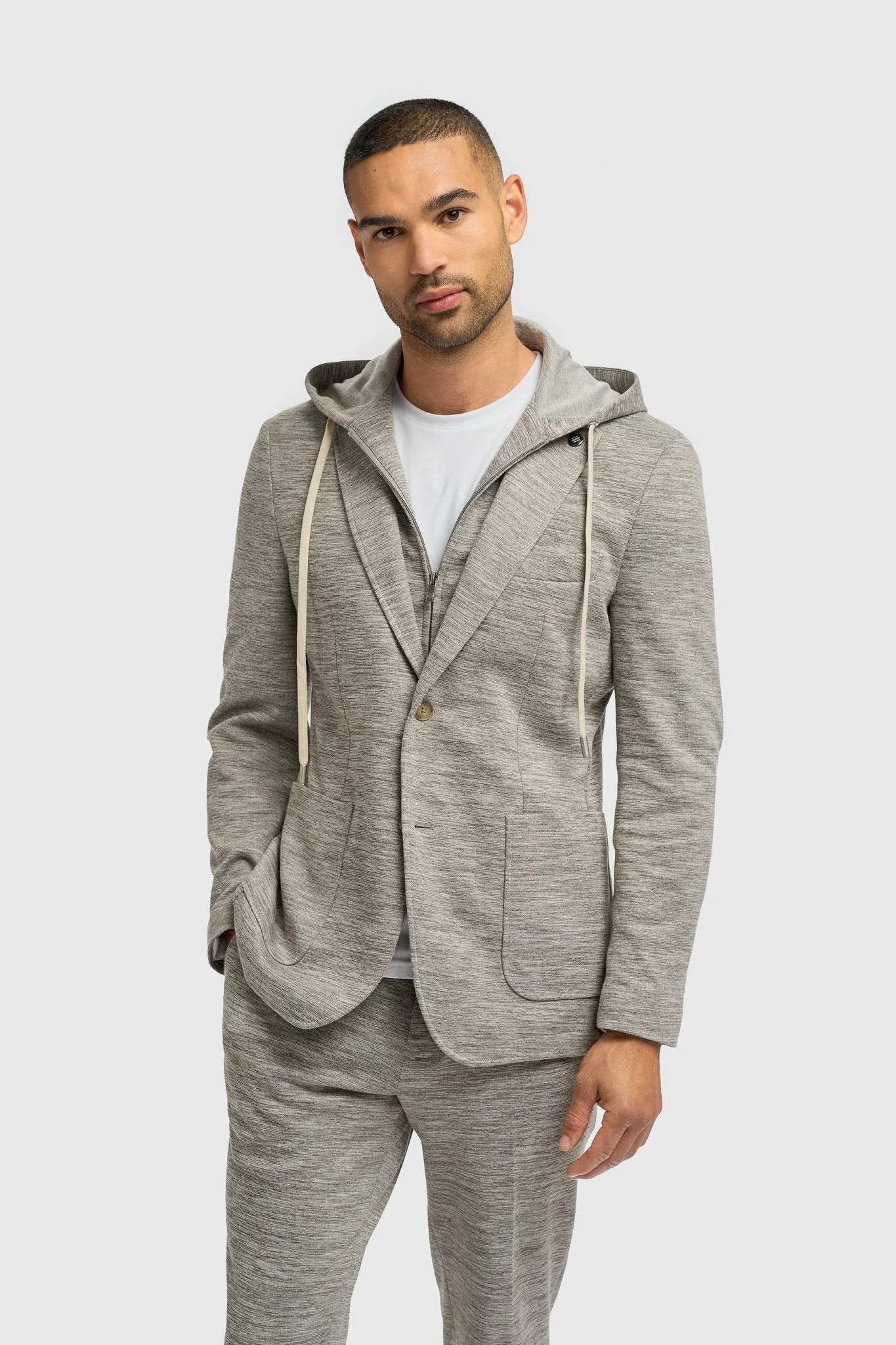 Columbus Taupe Two Piece Suit thumbnail 3