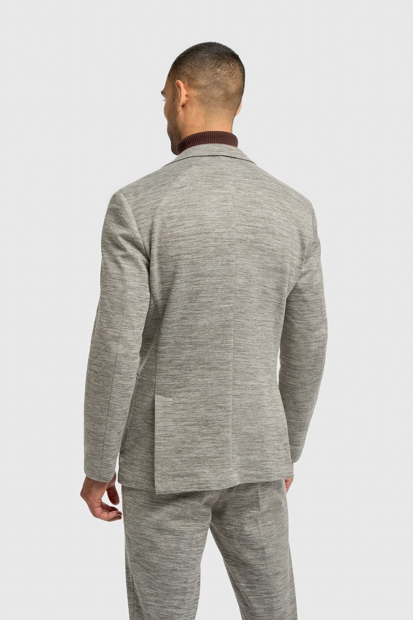 Columbus Taupe Two Piece Suit thumbnail 6