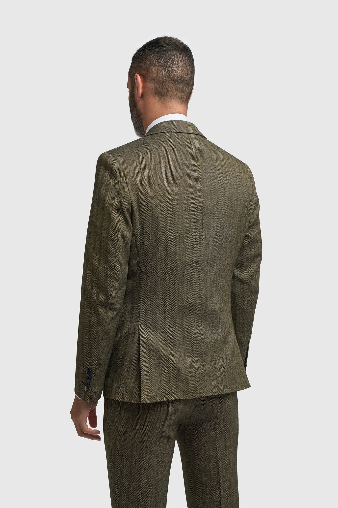 Damon Three Piece Suit with Double Breasted Waistcoat thumbnail 3