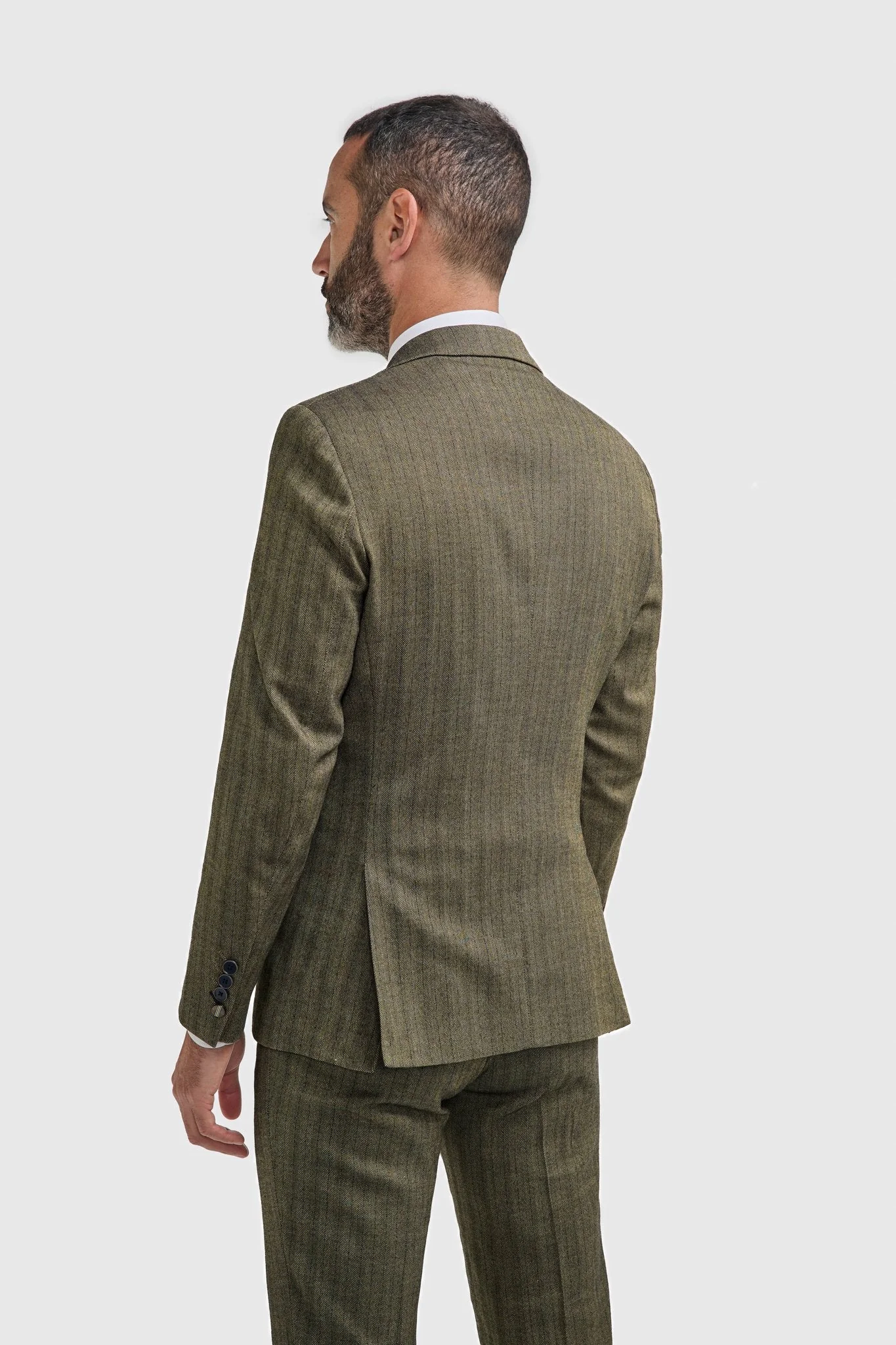 Damon Three Piece Suit with Single Breasted Waistcoat thumbnail 3