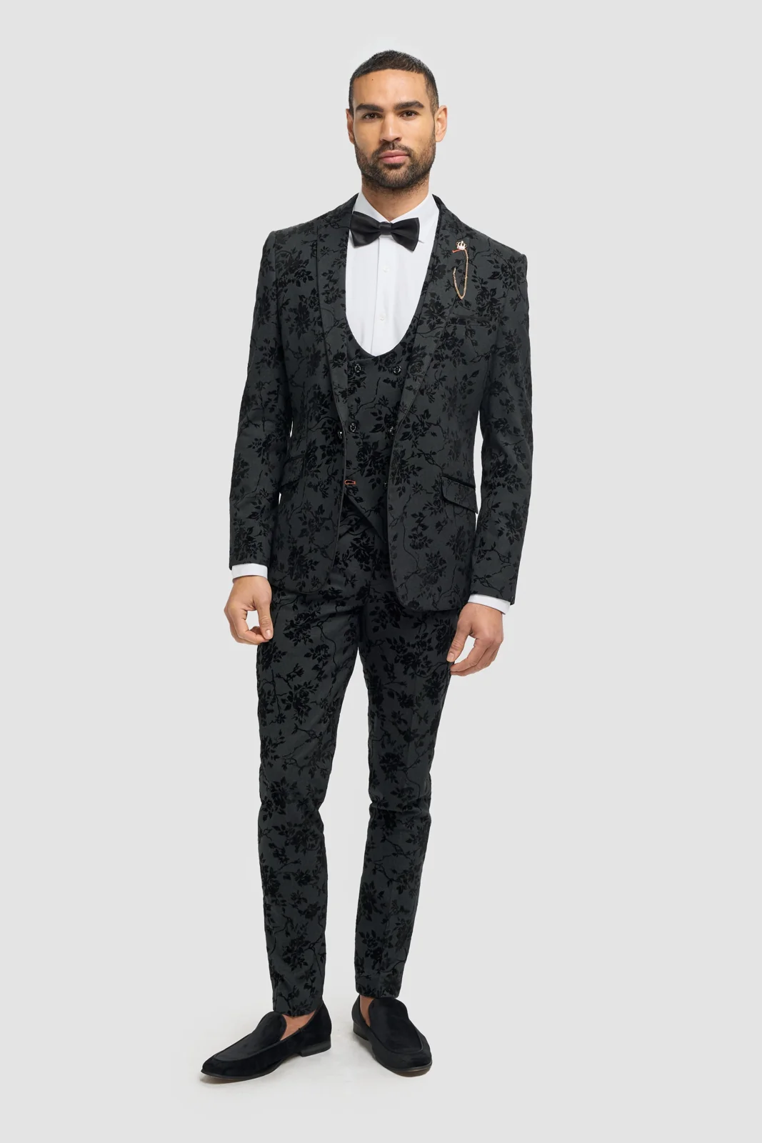 Georgi Floral Three Piece Suit