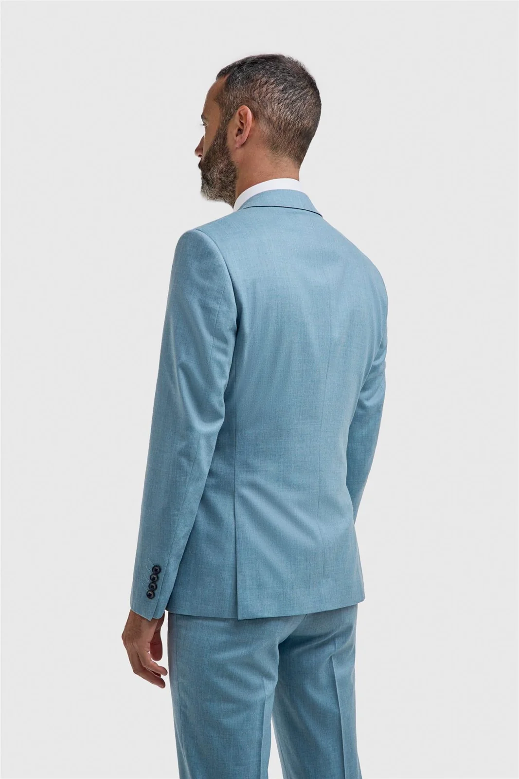 James Marine Super 130s Wool Three Piece Suit thumbnail 3