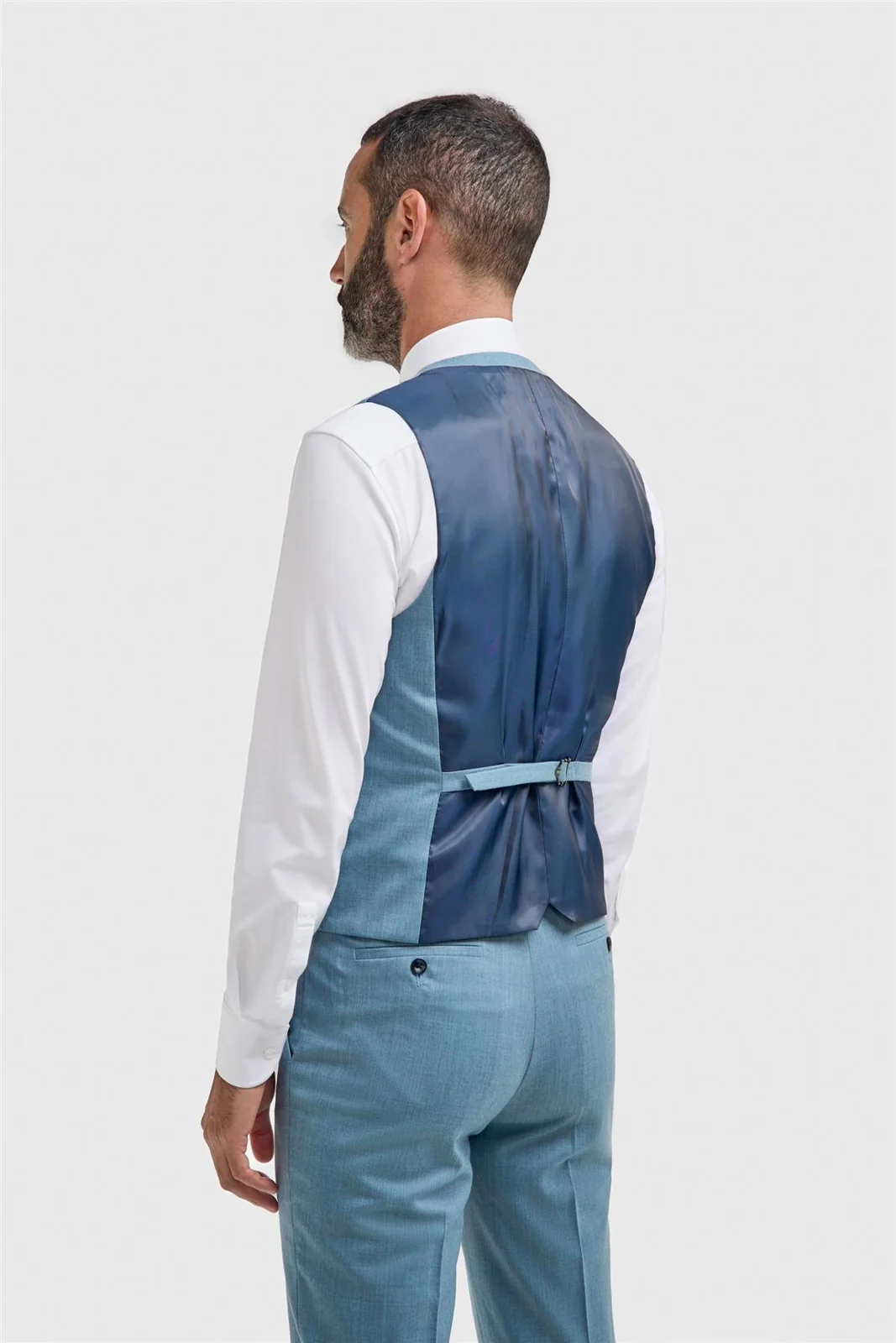 James Marine Super 130s Wool Three Piece Suit thumbnail 5