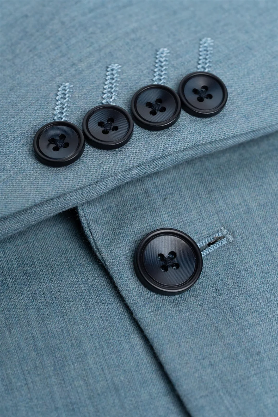 James Marine Super 130s Wool Three Piece Suit thumbnail 9