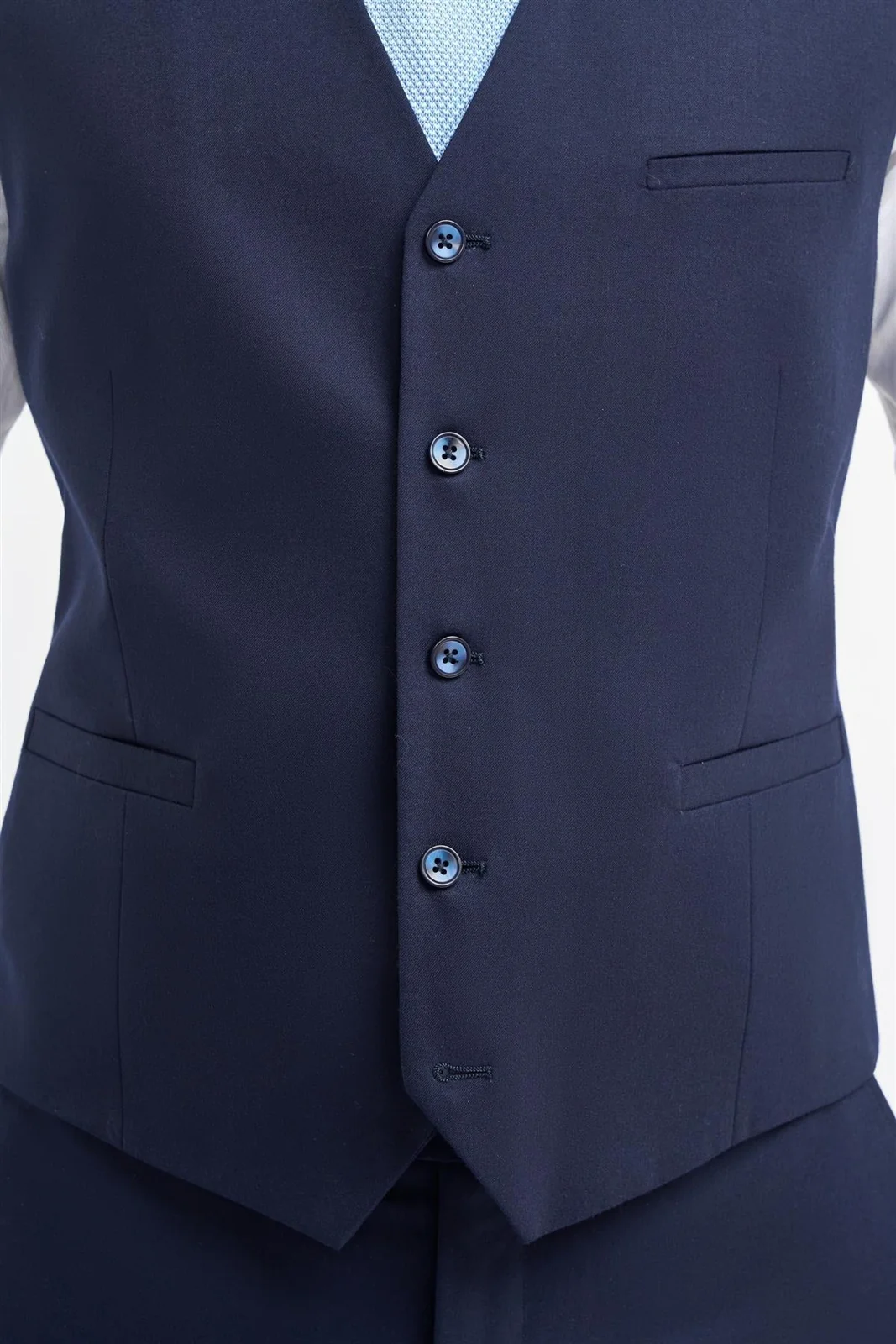 James Navy Waistcoat thumbnail 5