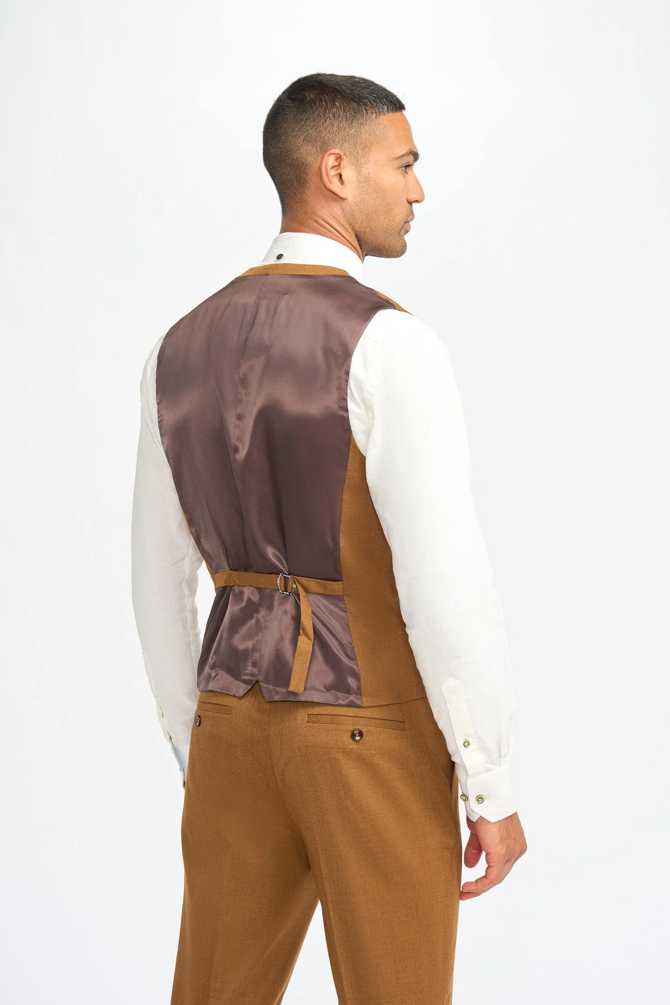 James Sierra Super 130s Wool Three Piece Suit thumbnail 5