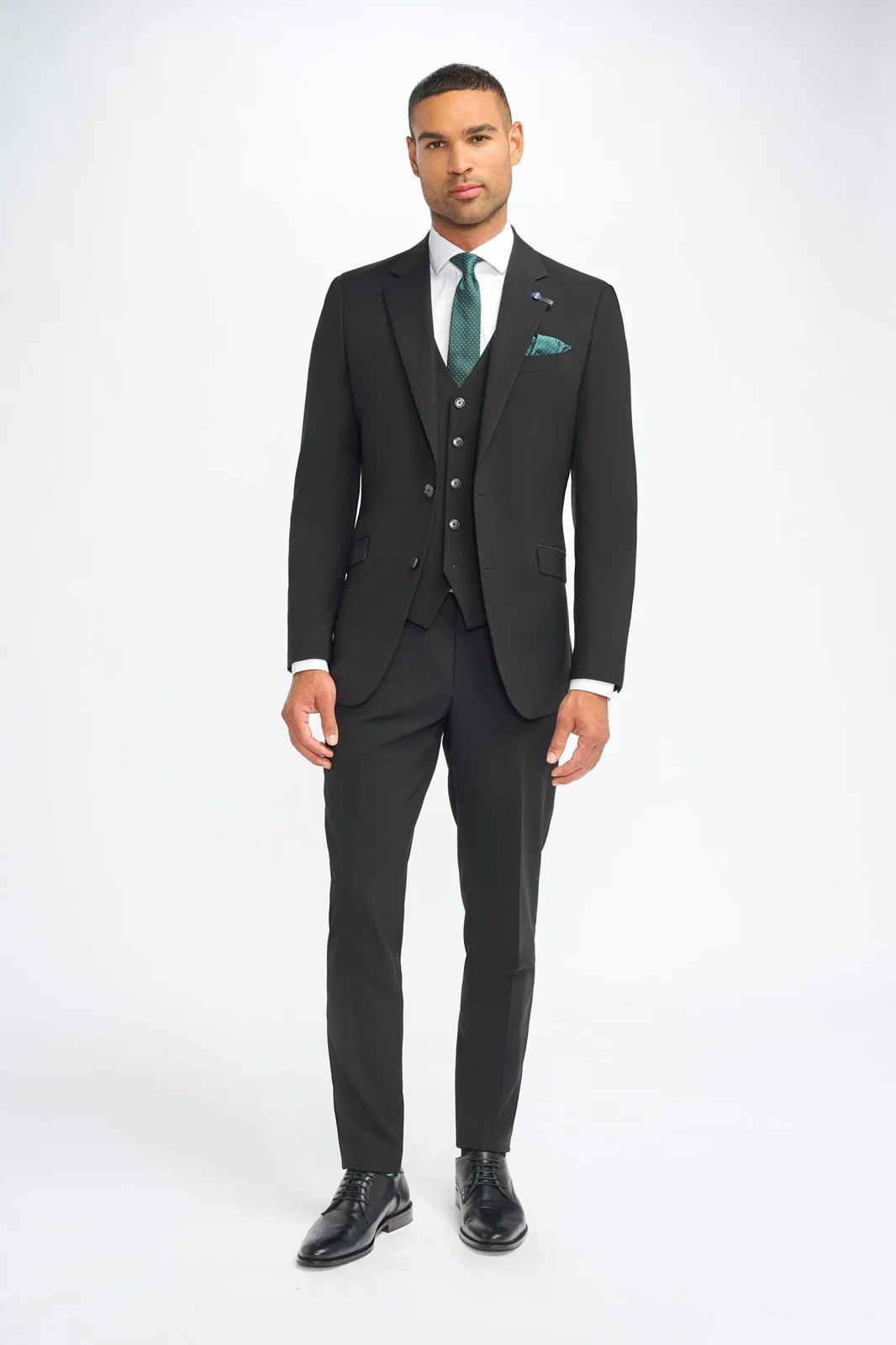 Malibu Black Three Piece Suit primary image