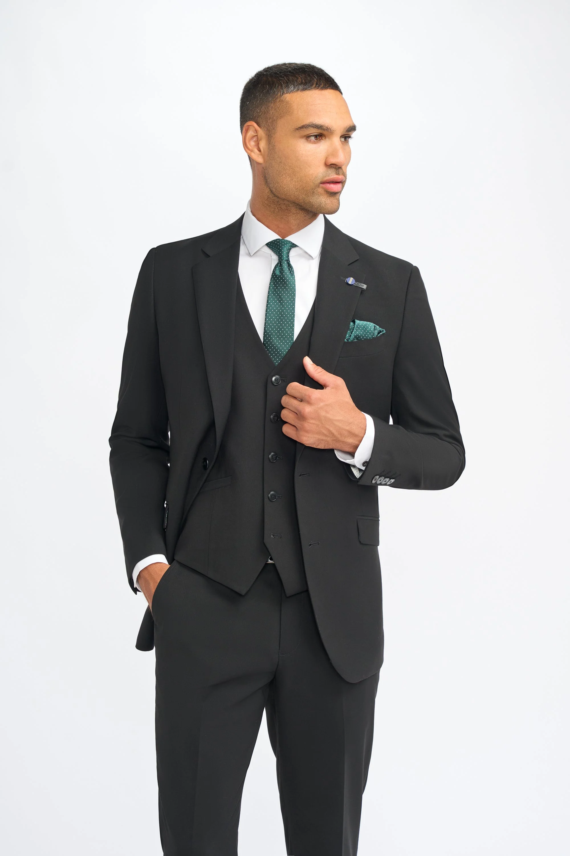 Malibu Black Three Piece Suit thumbnail 2