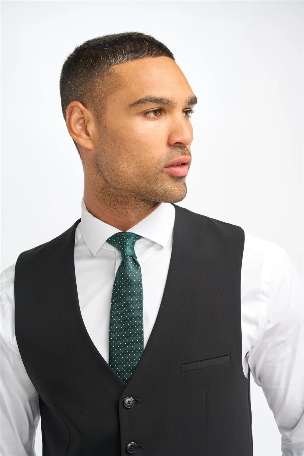 Malibu Black Waistcoat thumbnail 4