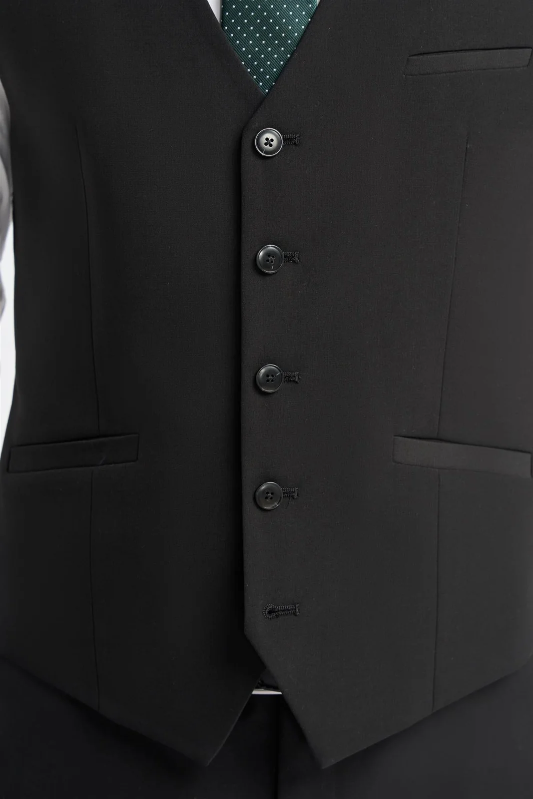 Malibu Black Waistcoat thumbnail 5