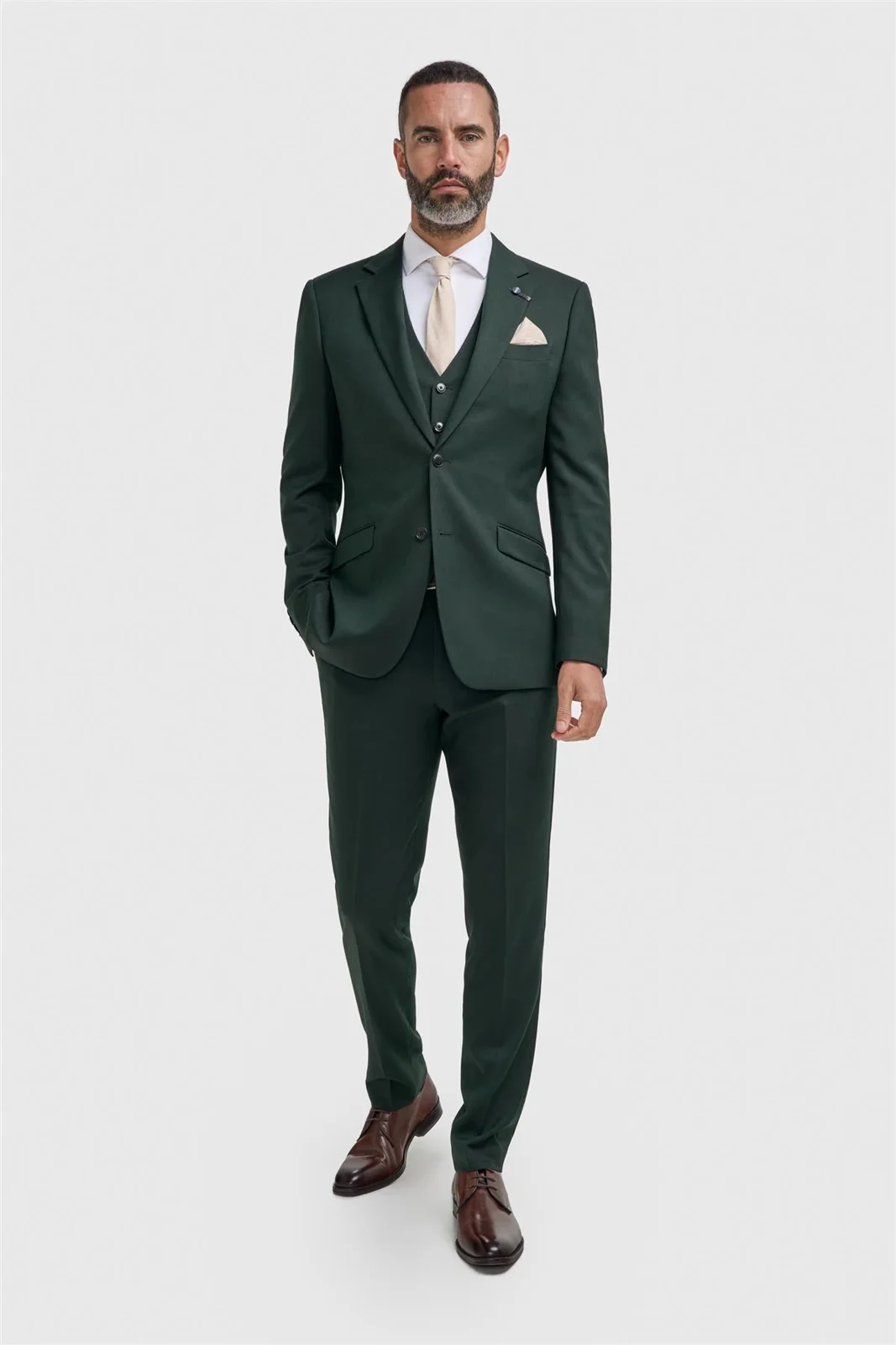 Malibu Forest Three Piece Suit by House of Cavani