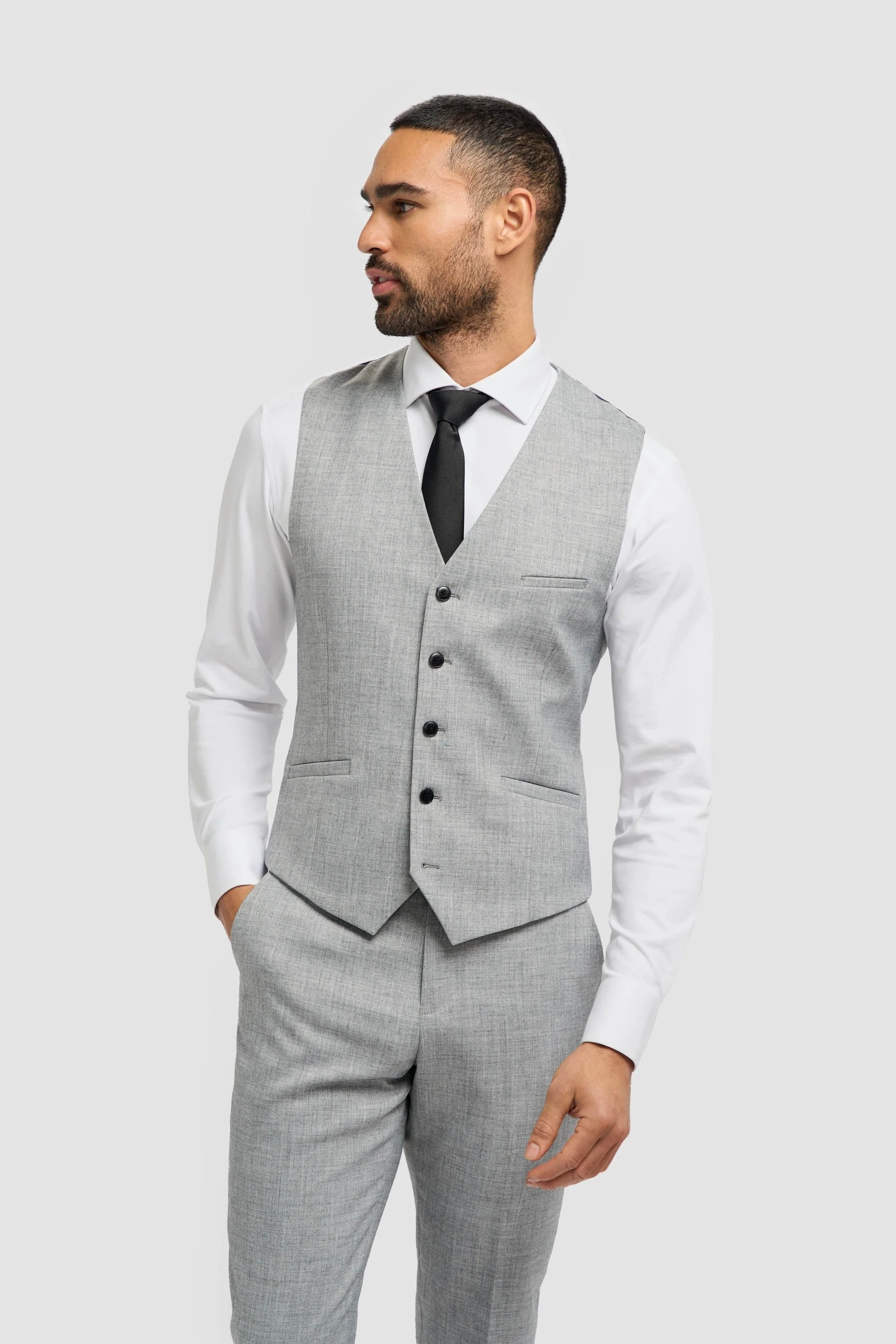 Malibu Grey Three Piece Suit thumbnail 7