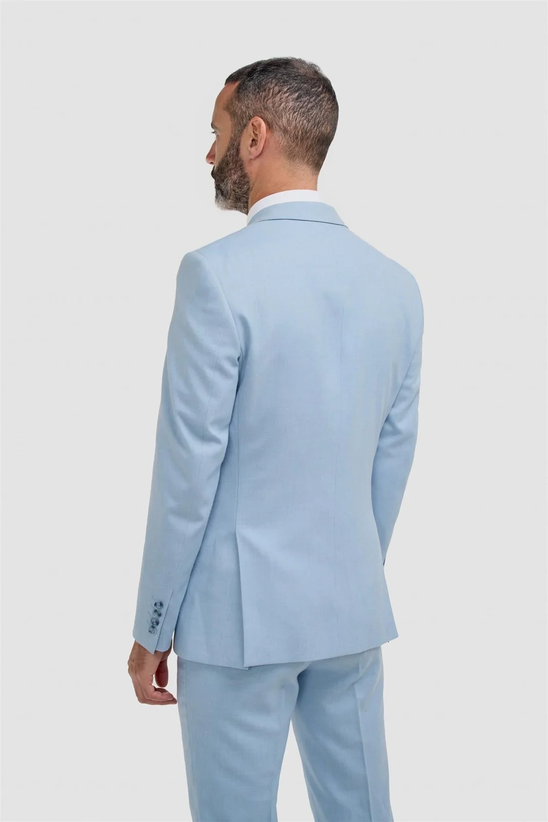 Malibu Sky melange Three Piece Suit thumbnail 3