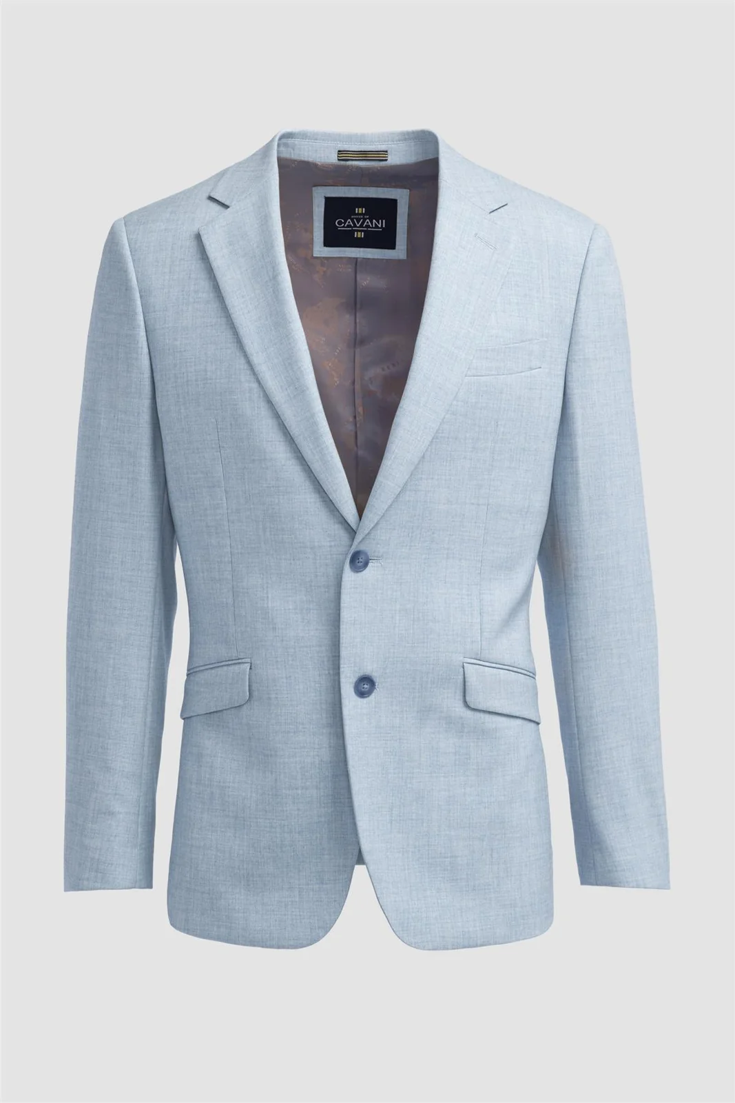 Malibu Sky melange Three Piece Suit thumbnail 4