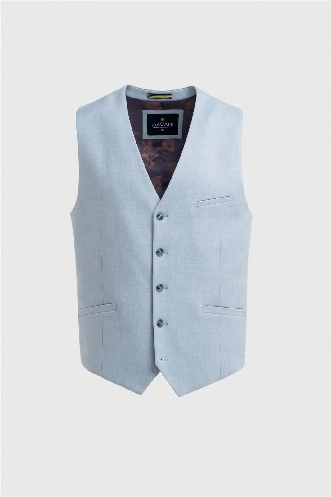 Malibu Sky melange Three Piece Suit thumbnail 7