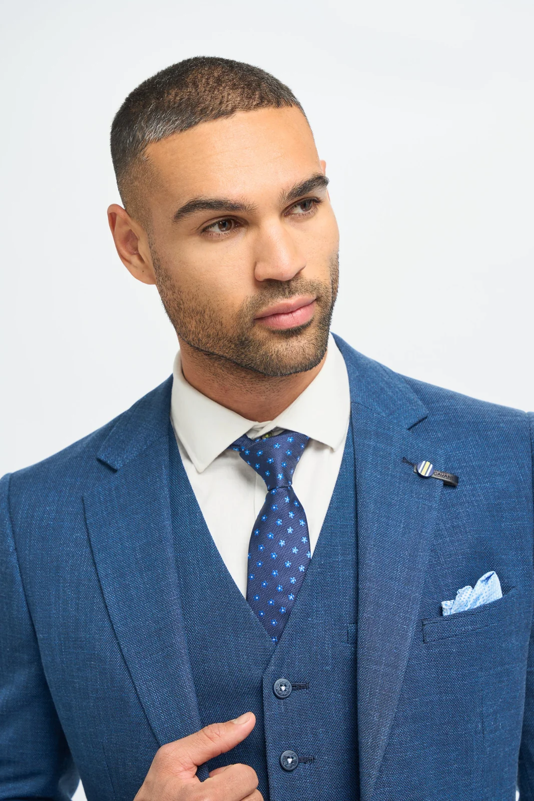 Miami Blue Three Piece Suit thumbnail 4