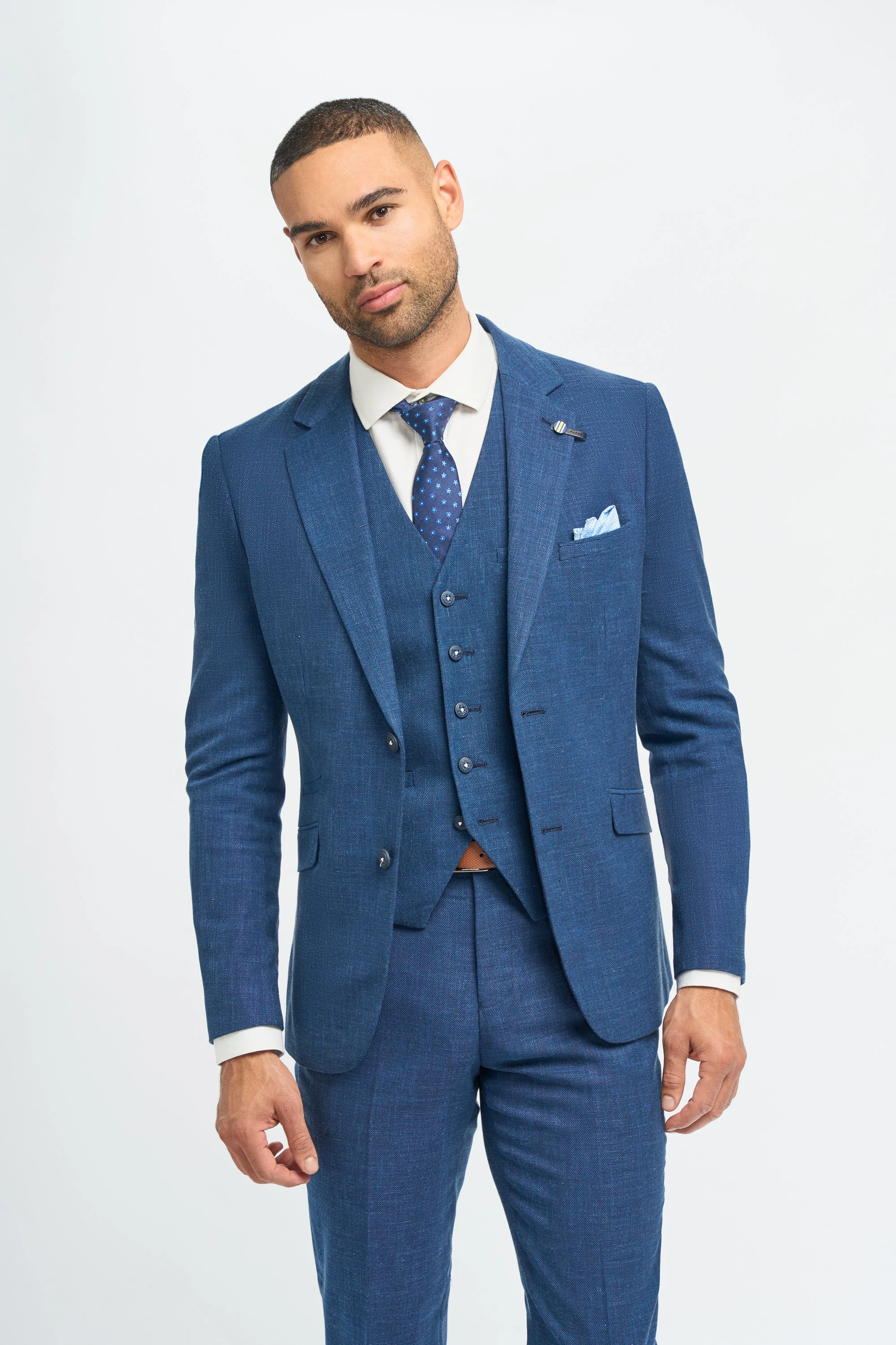 Miami Blue Three Piece Suit thumbnail 2