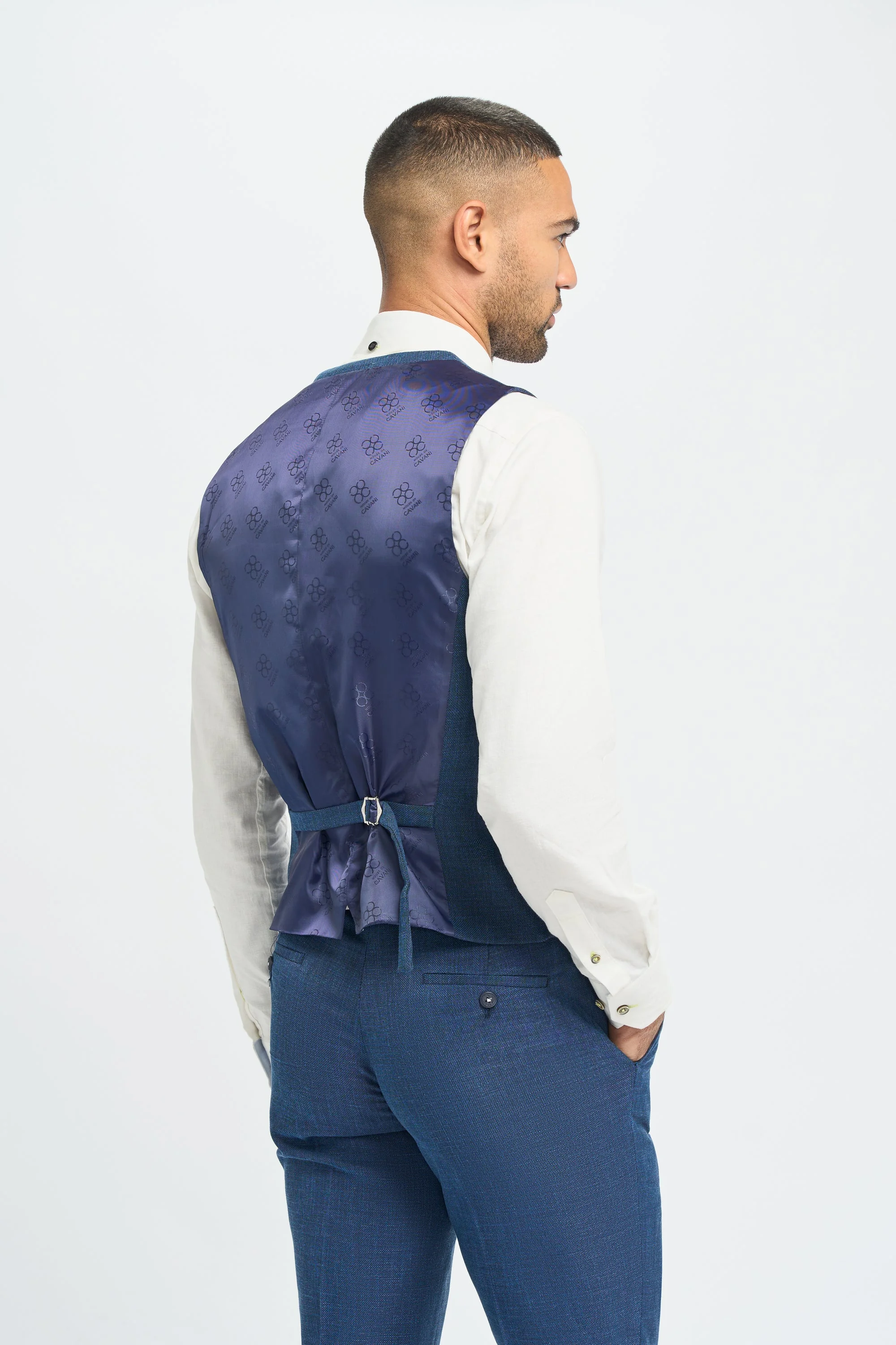 Miami Blue Three Piece Suit thumbnail 7