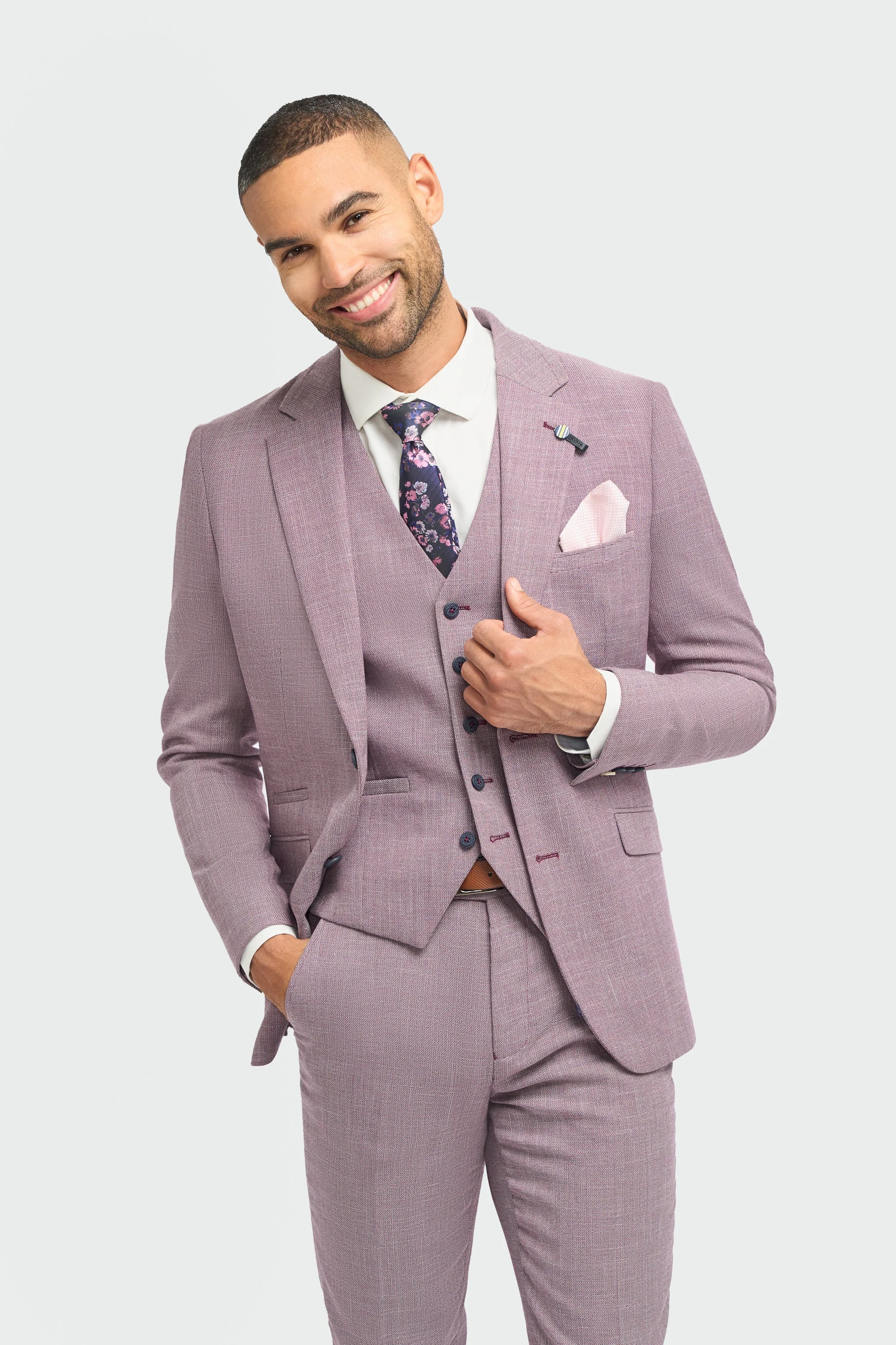 Miami Lilac Three Piece Suit thumbnail 2