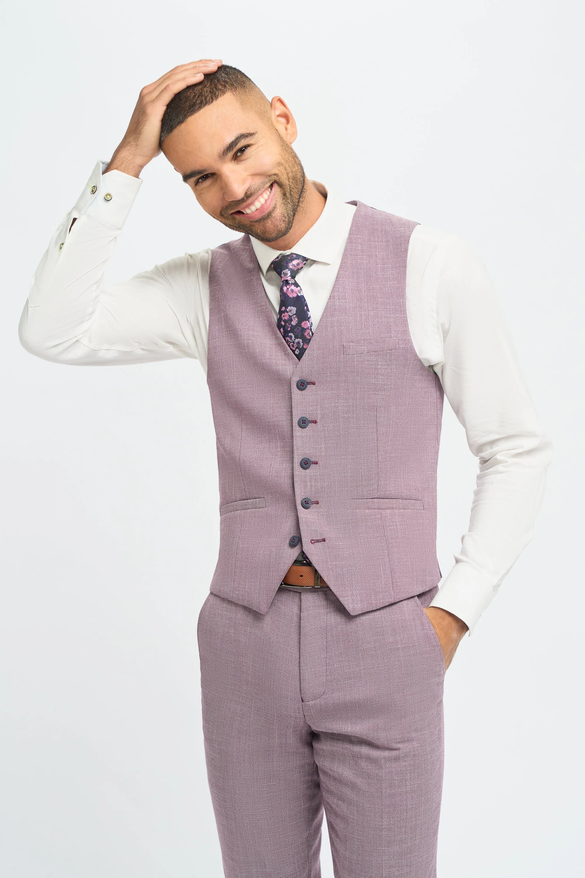 Miami Lilac Three Piece Suit thumbnail 6